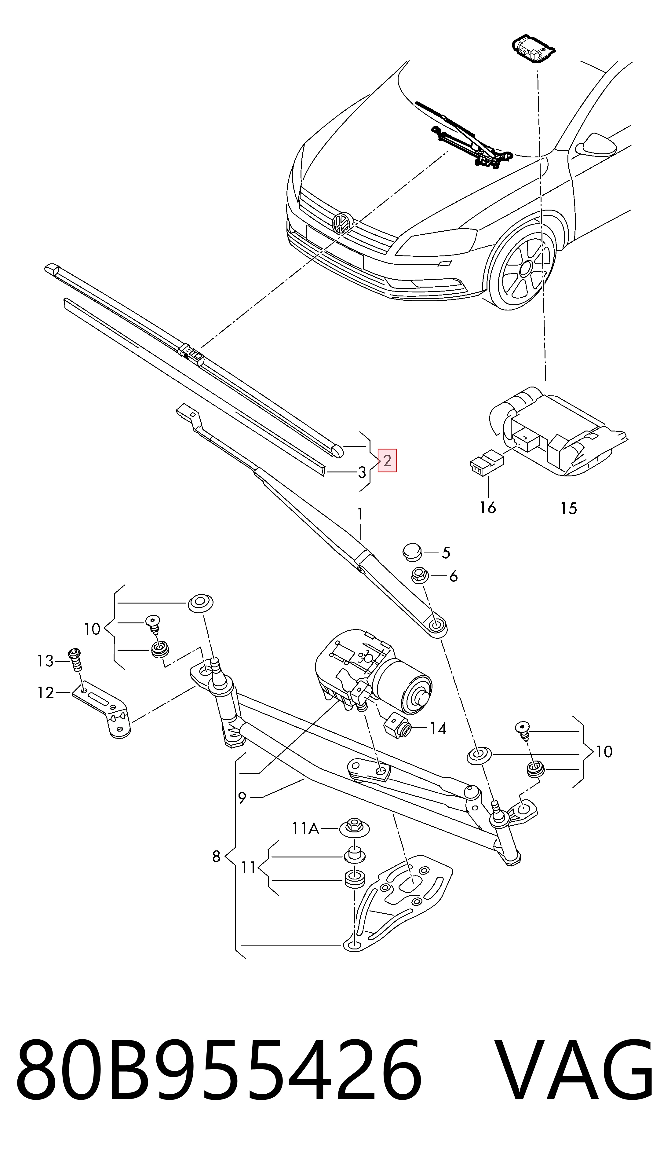 80B955426 VAG
