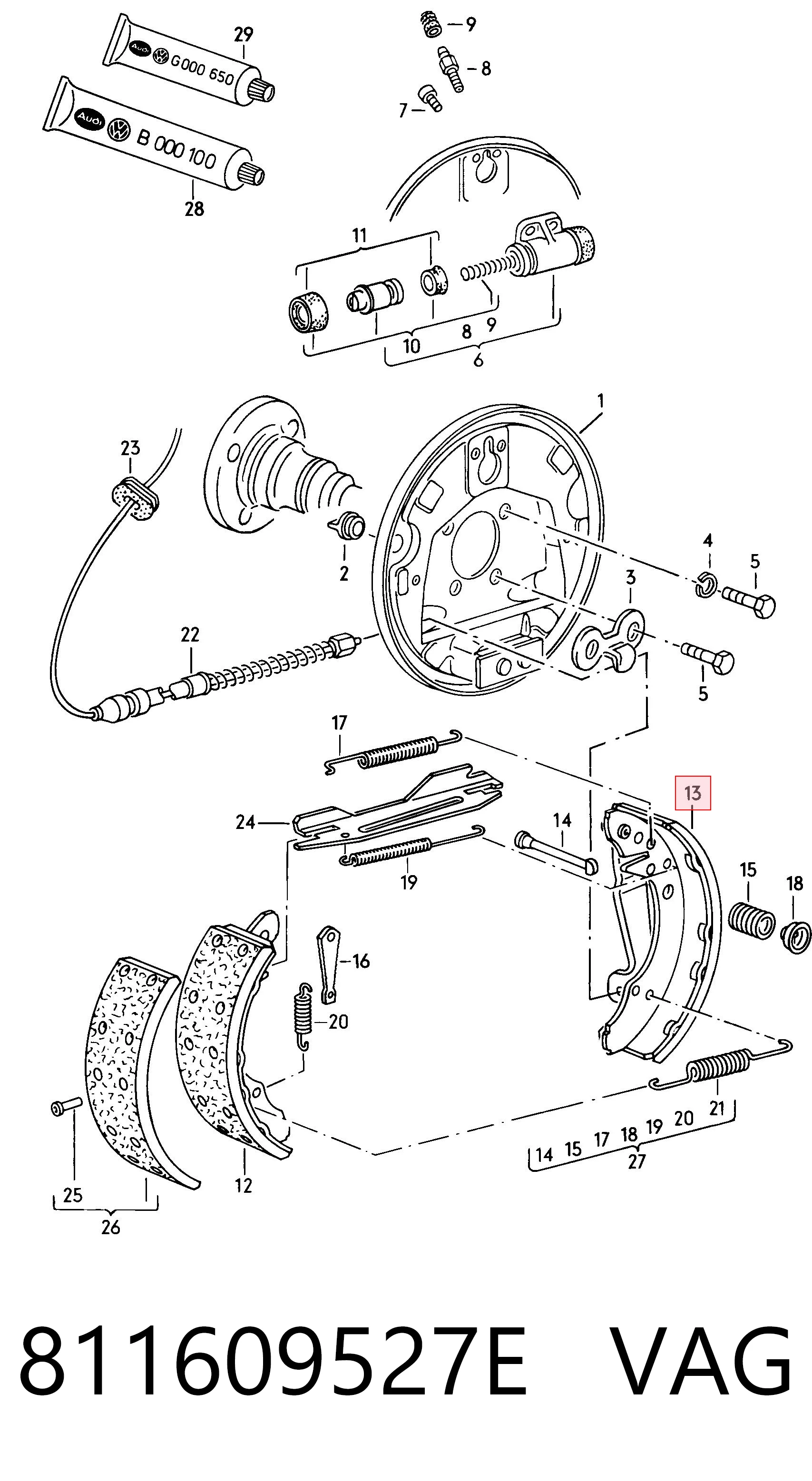 811609527E VAG