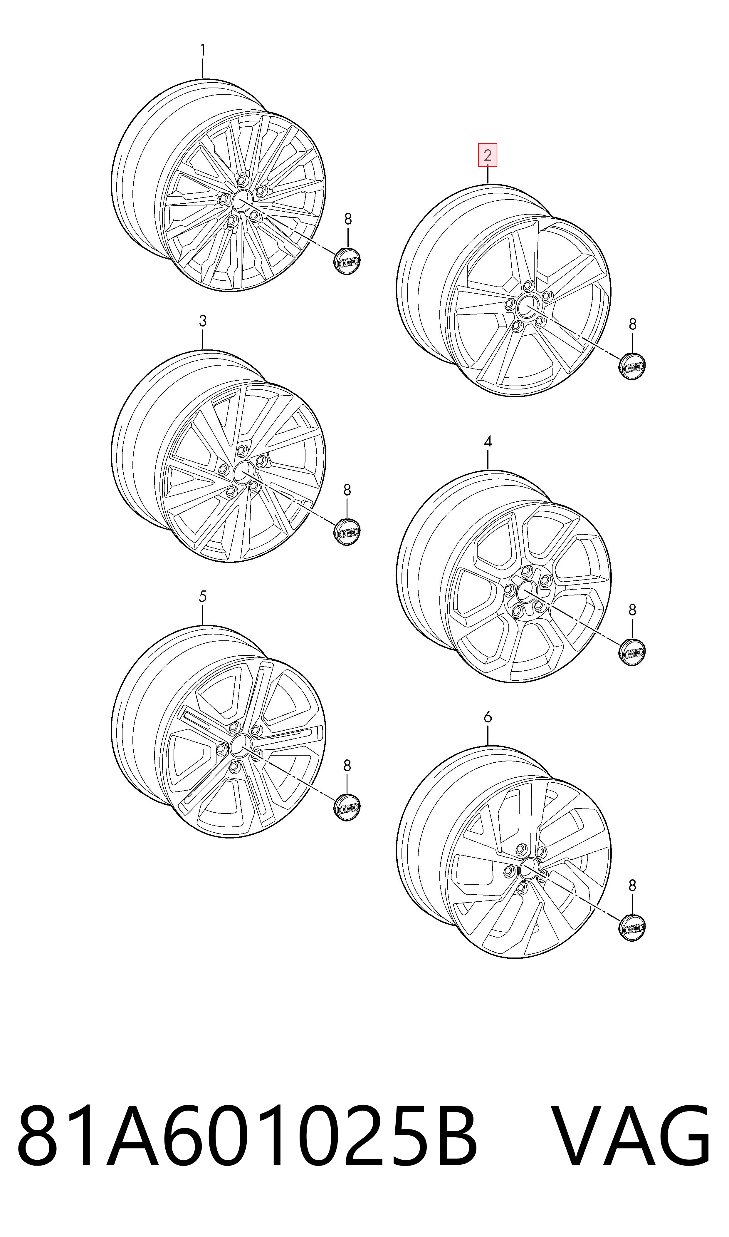 81A601025B VAG