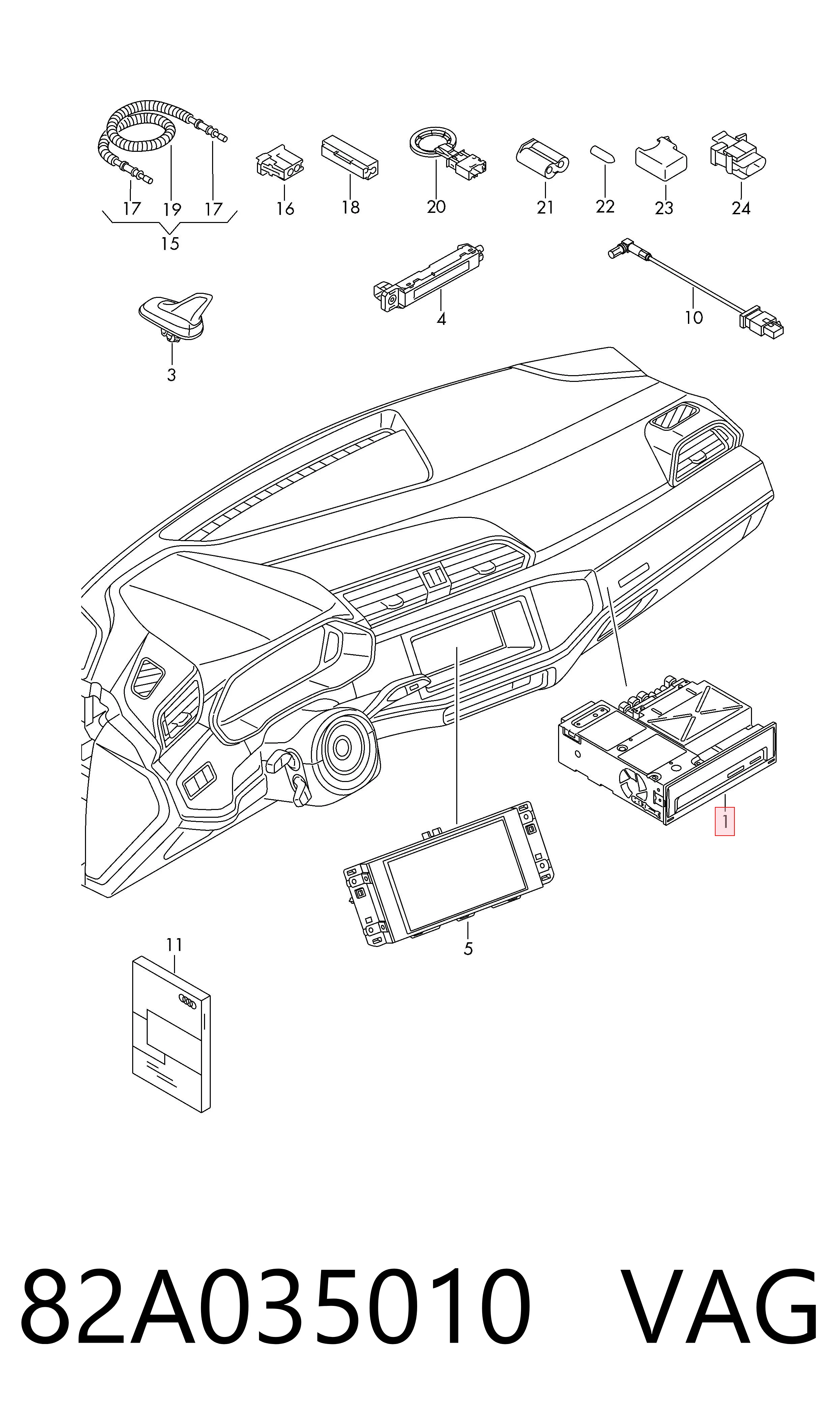 82A035010 VAG 