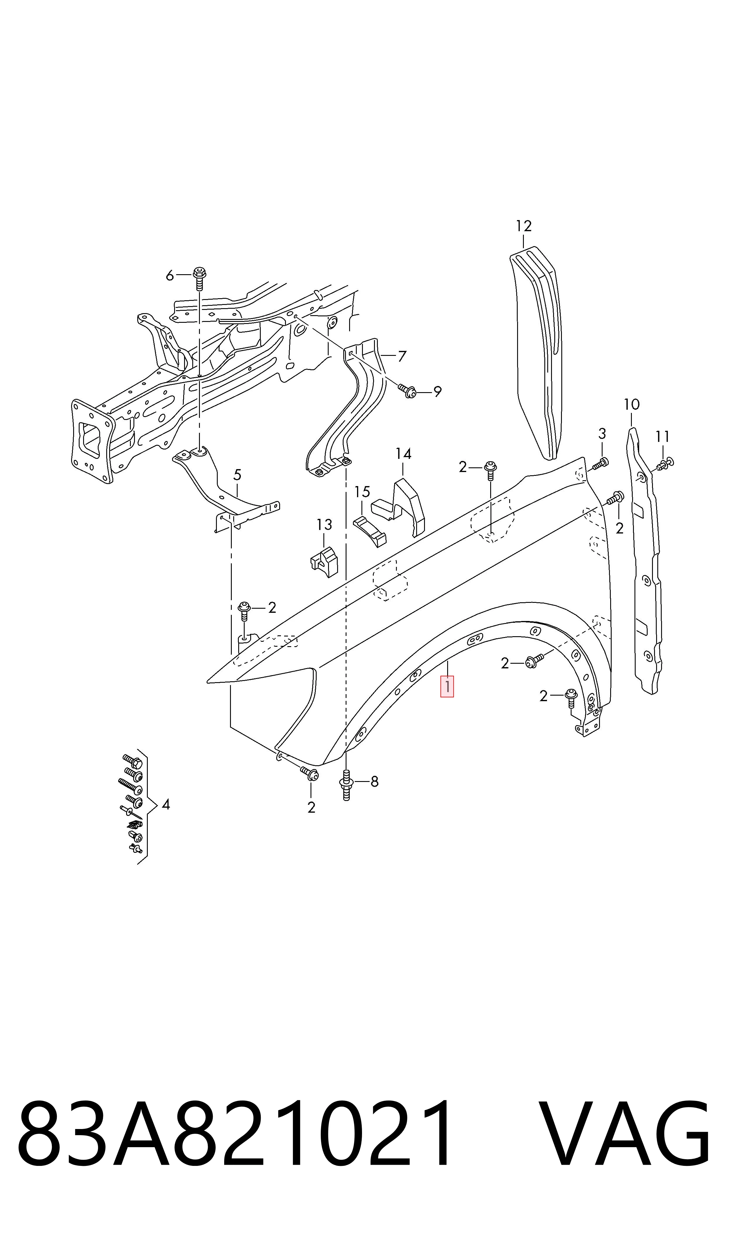 83A821021 VAG