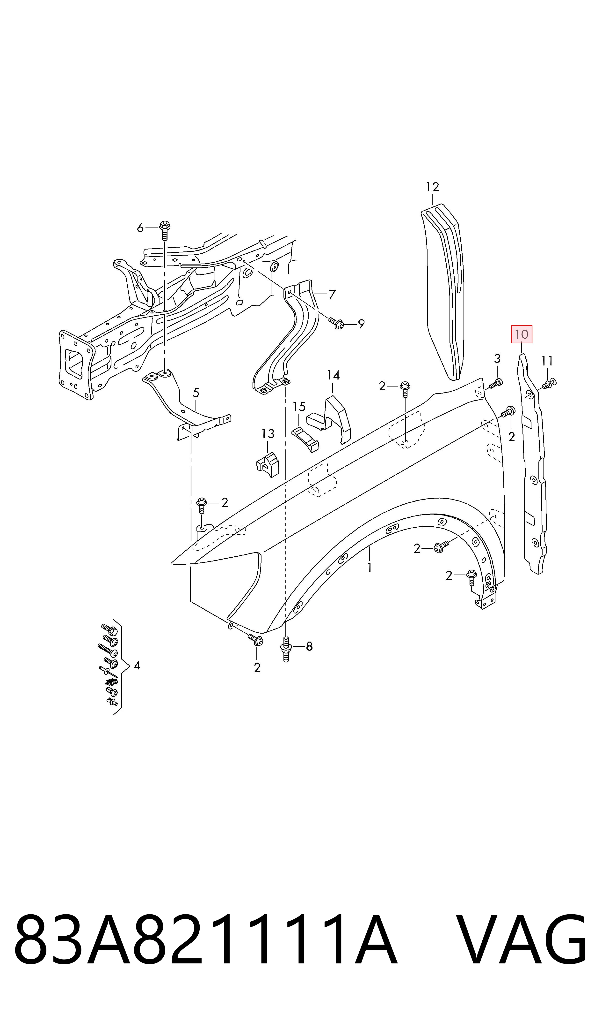 83A821111A VAG 