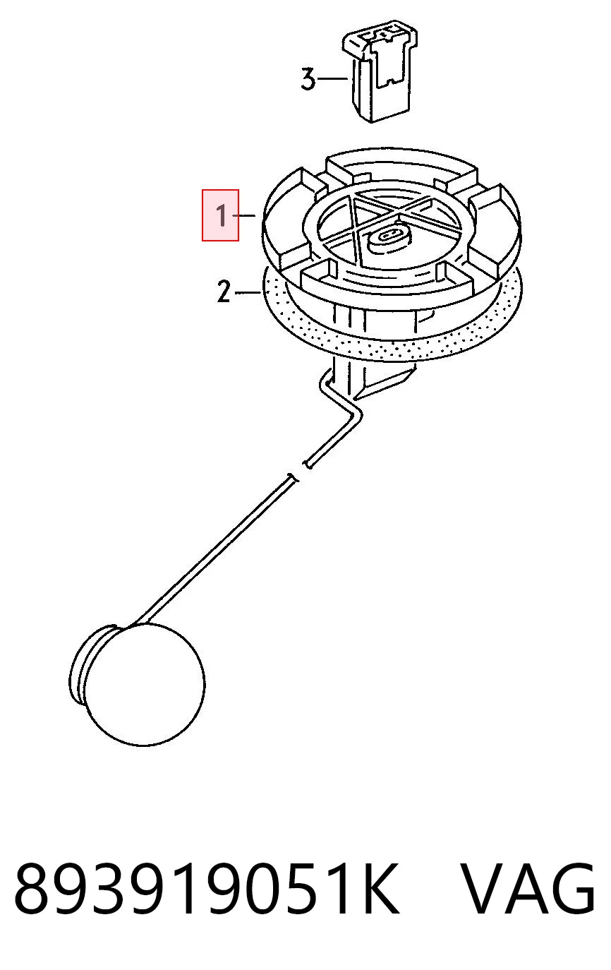 Sensor do nível de combustível no tanque Audi 80 89, 89Q, 8A ao melhor preço