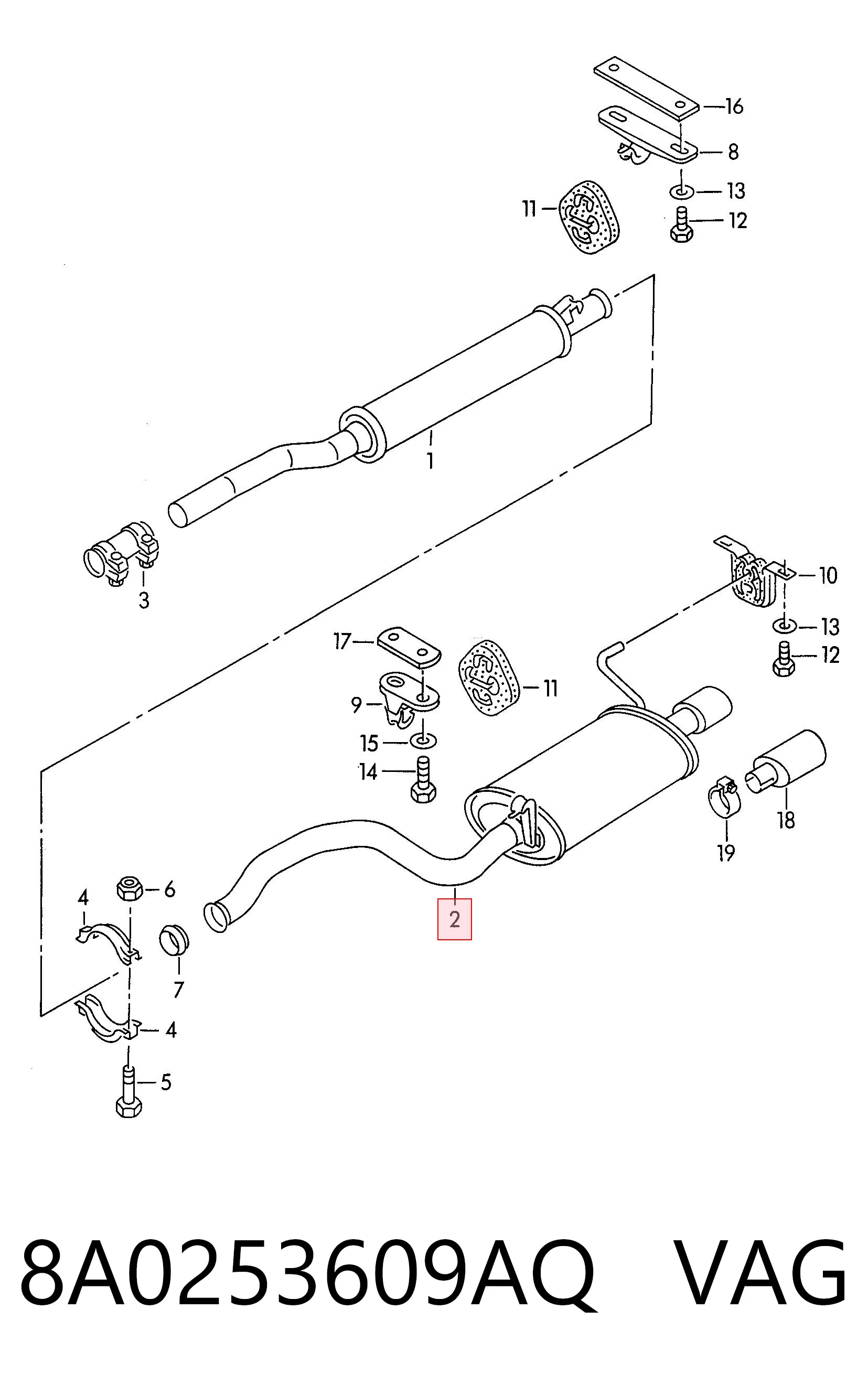 8A0253609AQ VAG