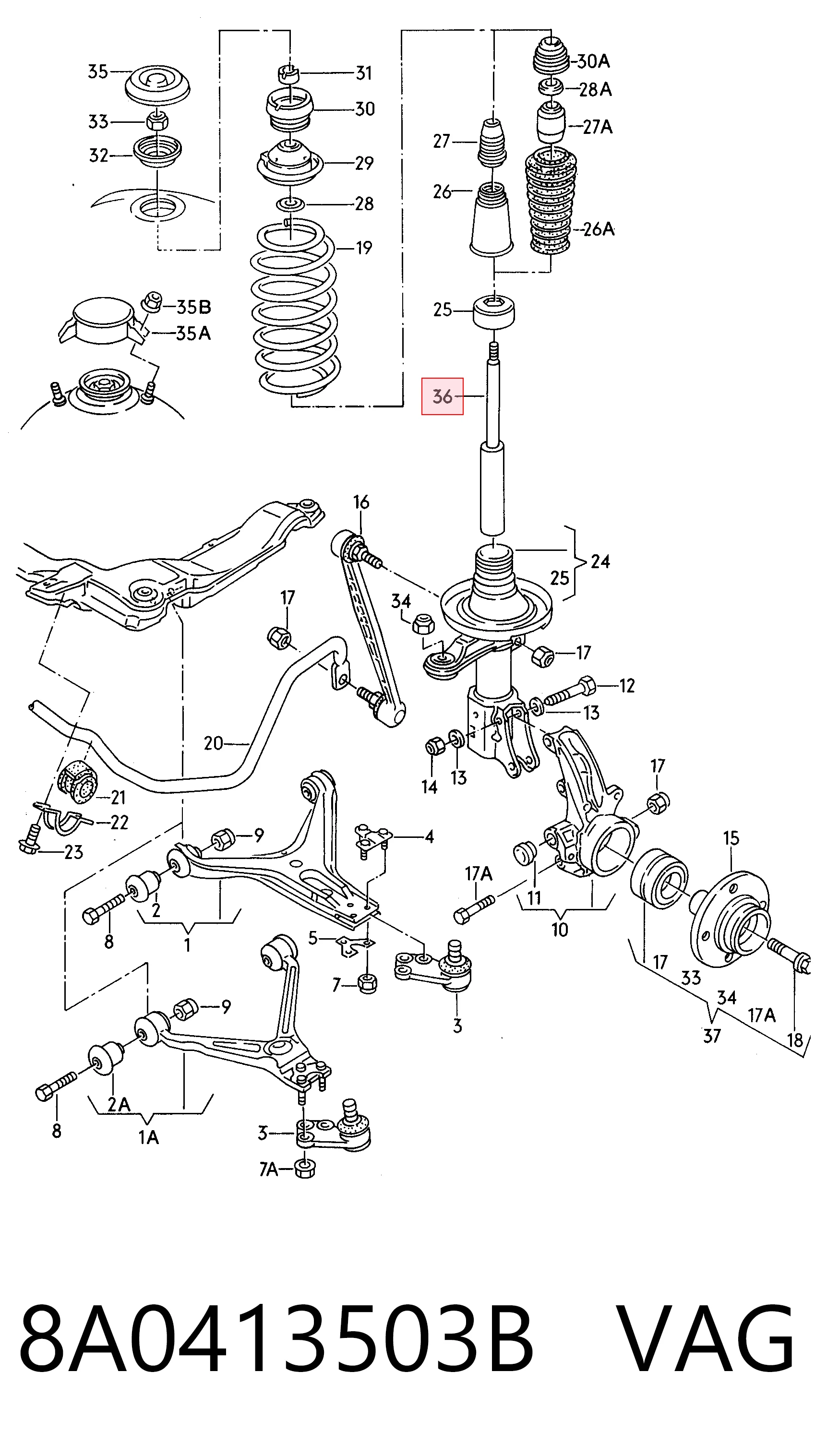 8A0413503B VAG