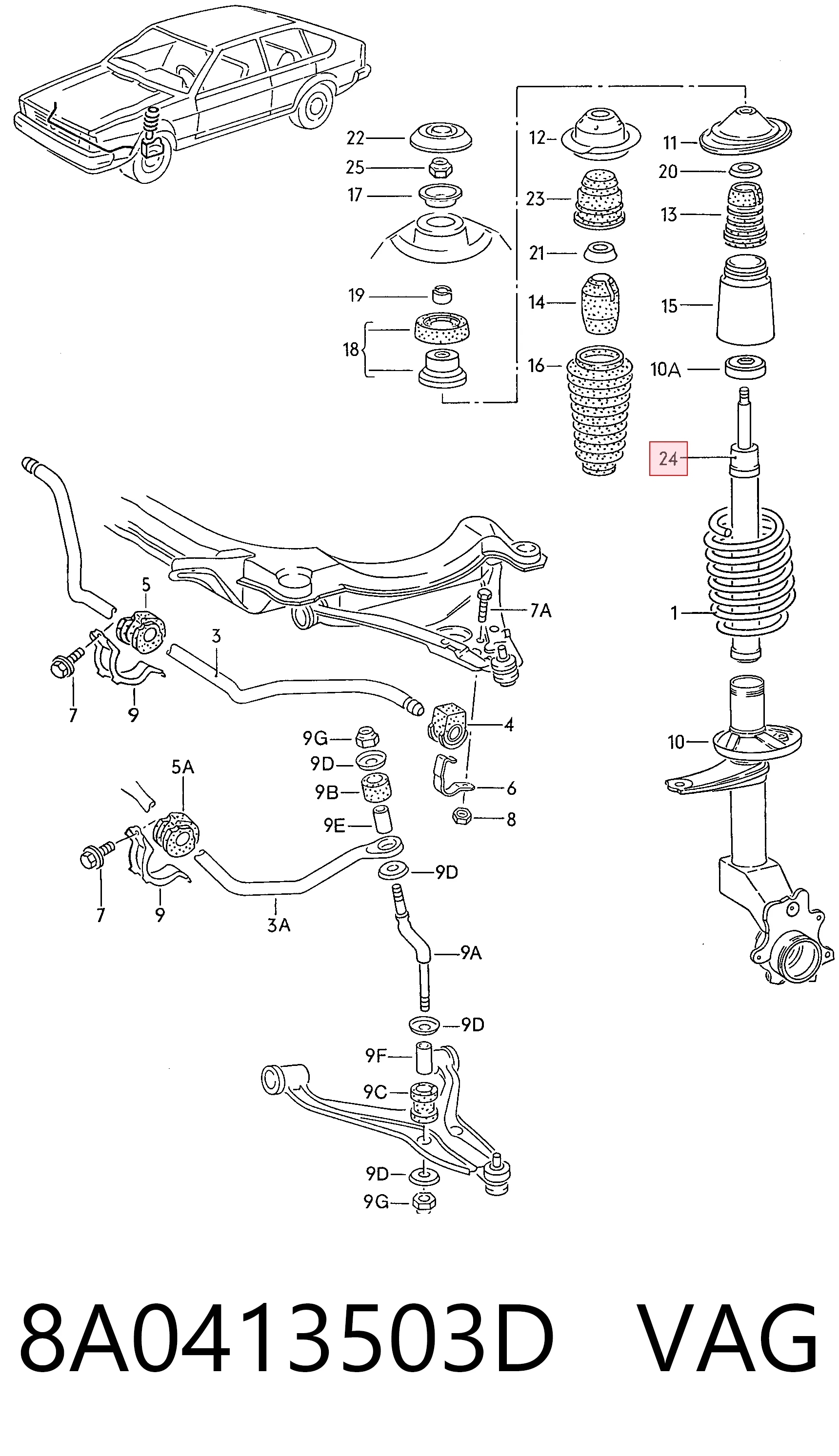 8A0413503D VAG
