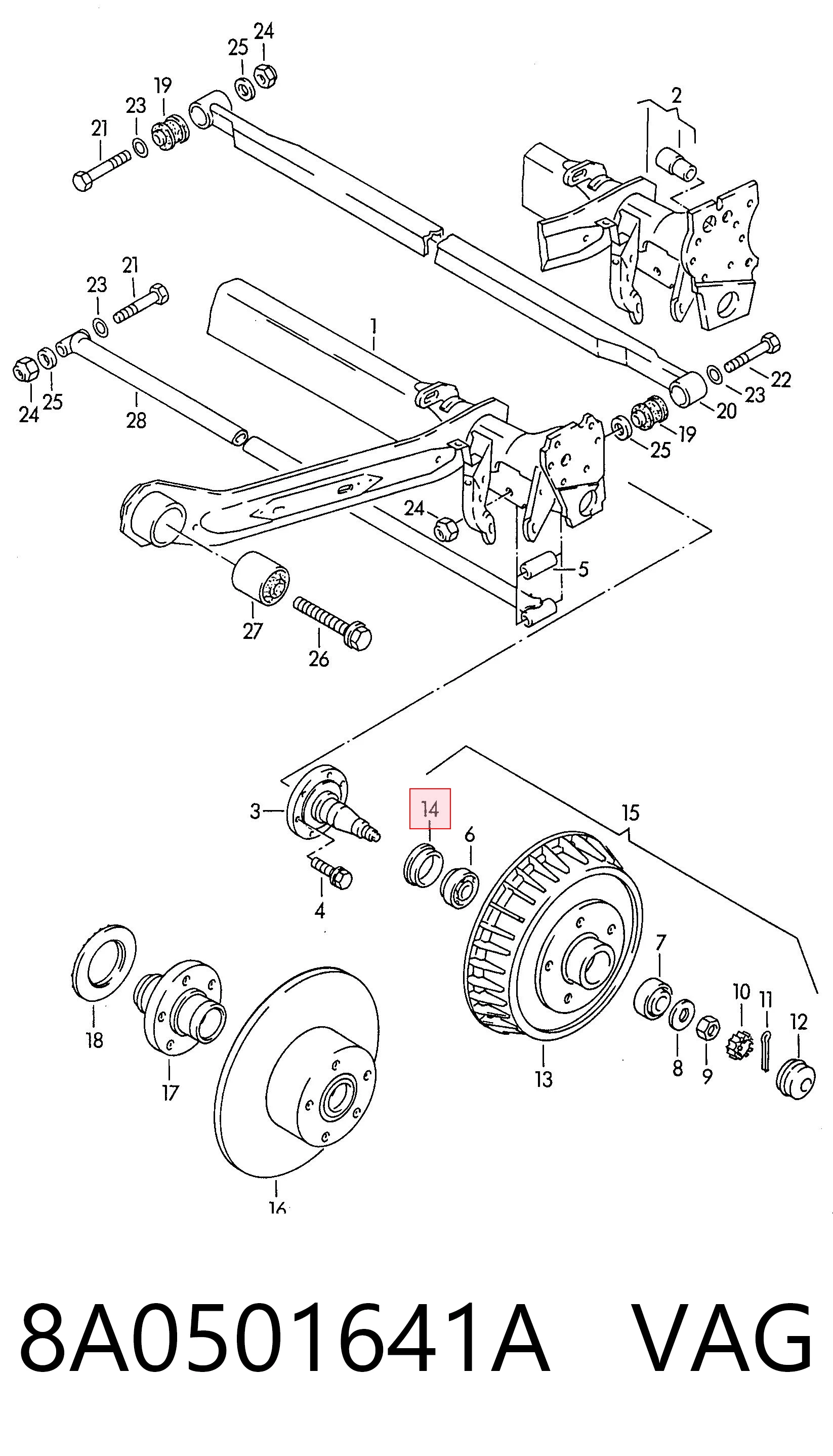 8A0501641A VAG