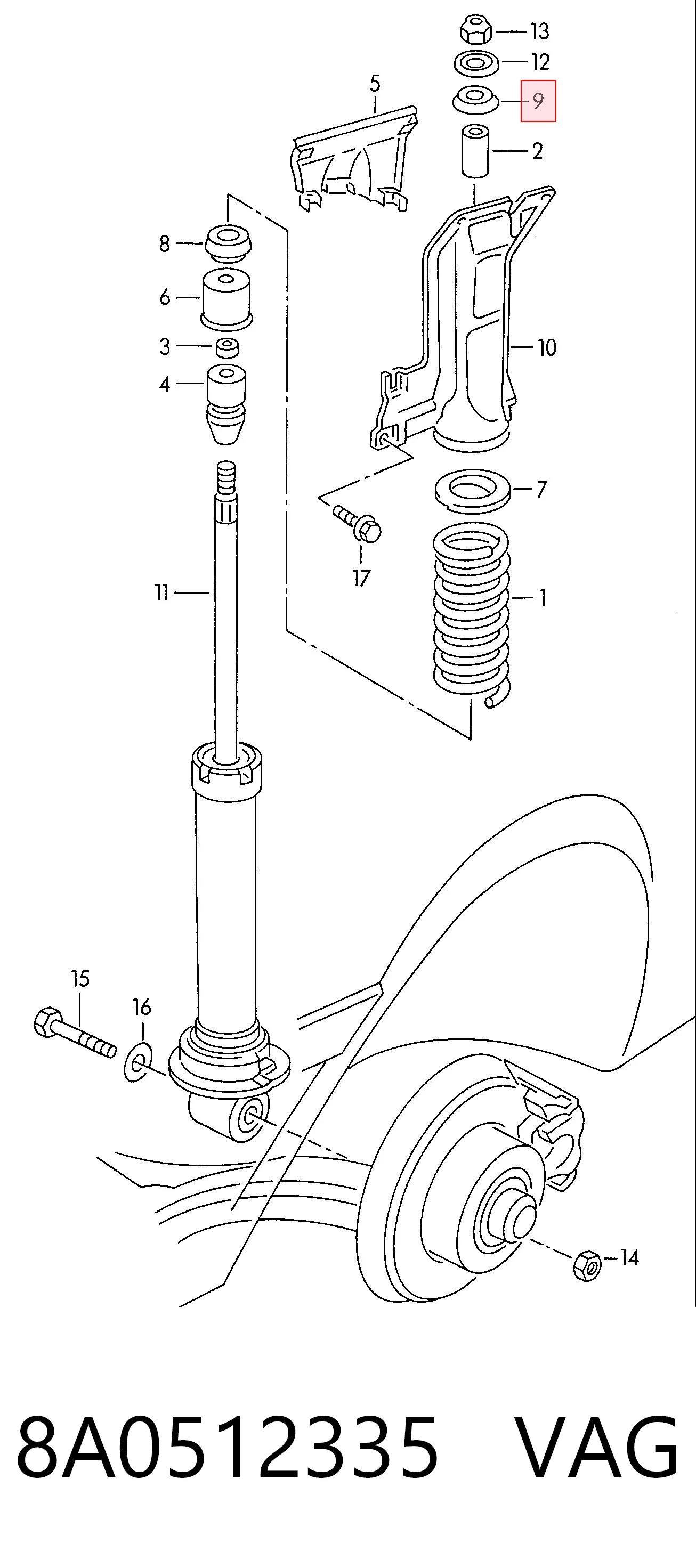 8A0512335 VAG