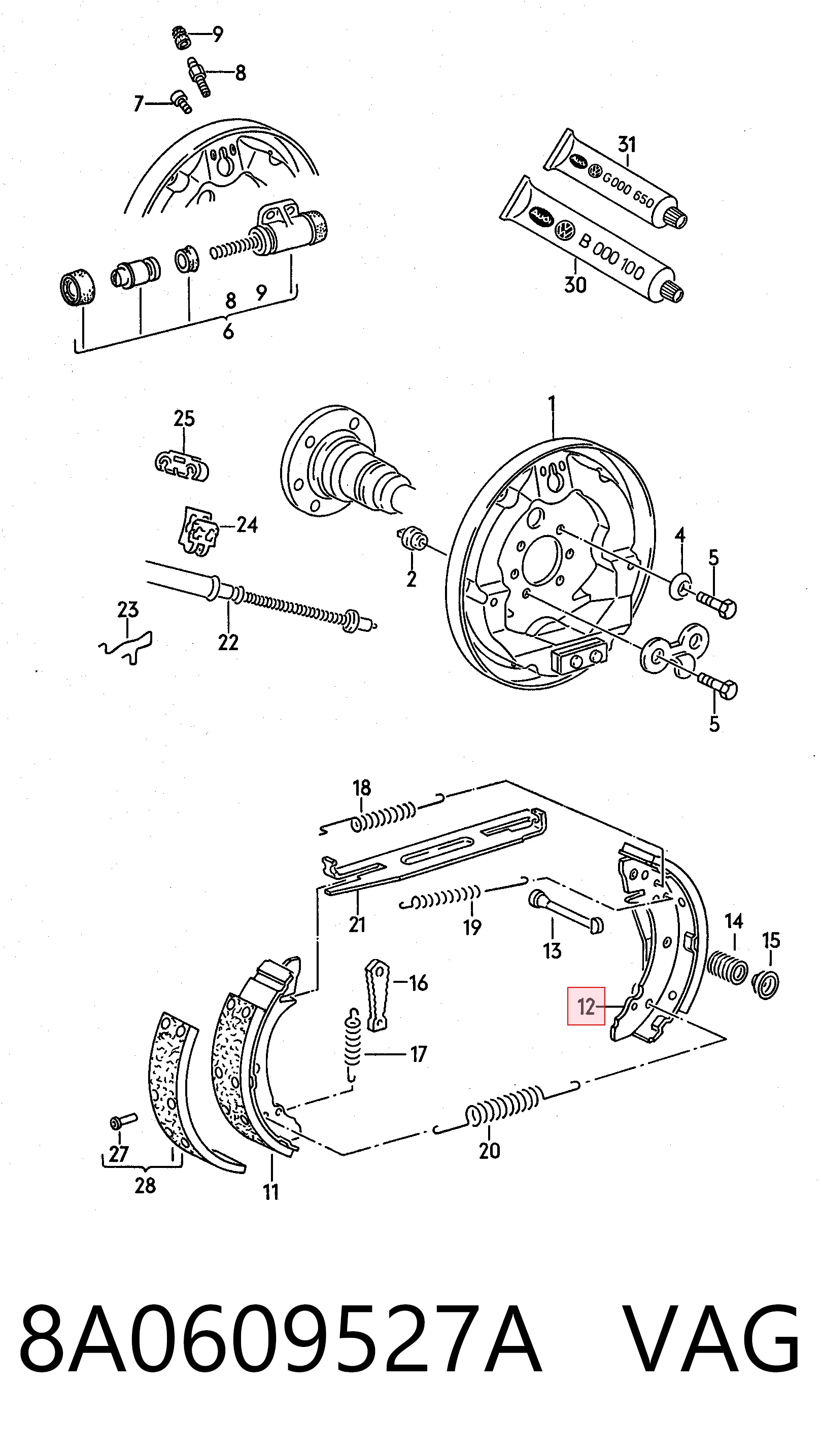 8A0609527A VAG