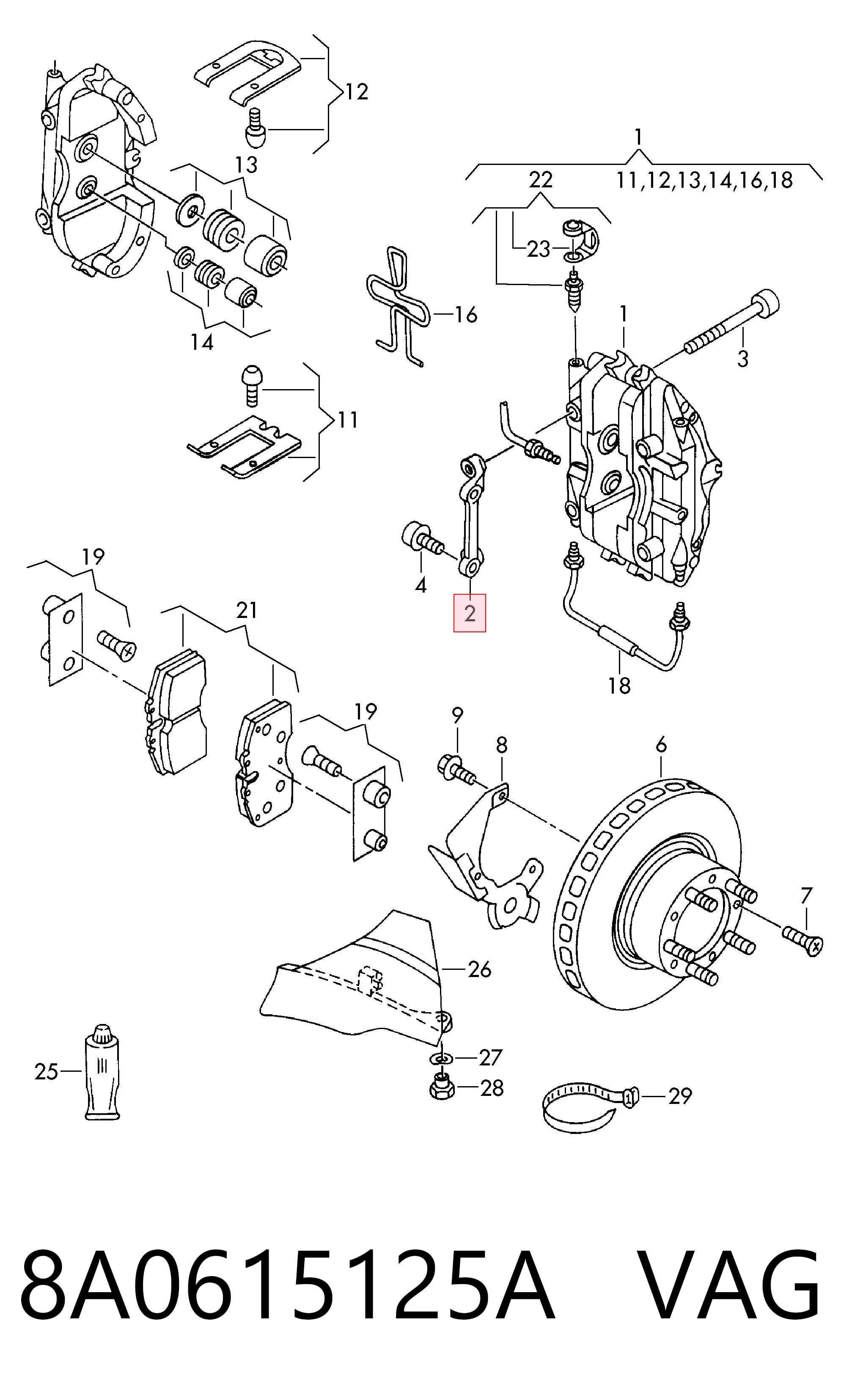 8A0615125A VAG