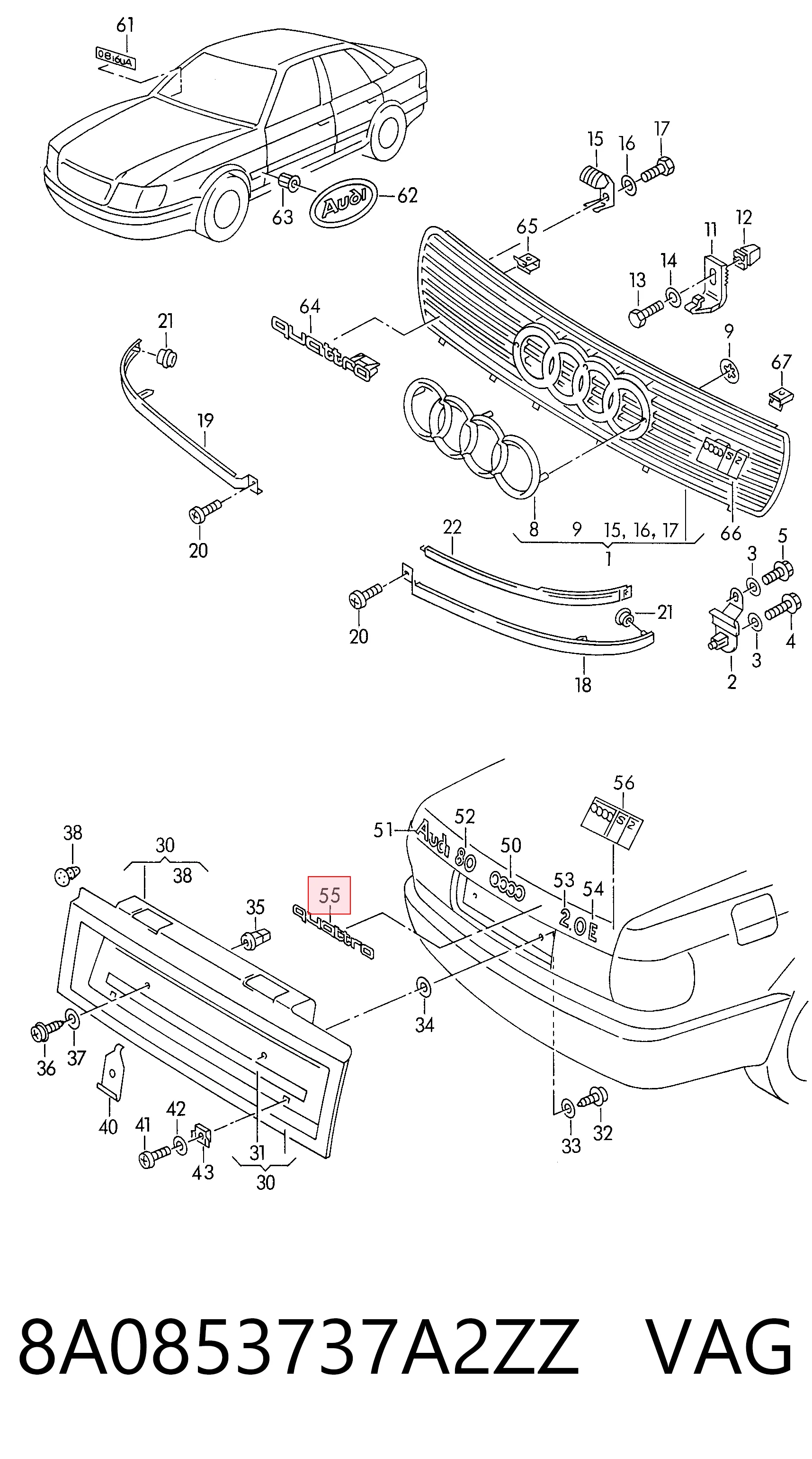 8A0853737A2ZZ VAG 