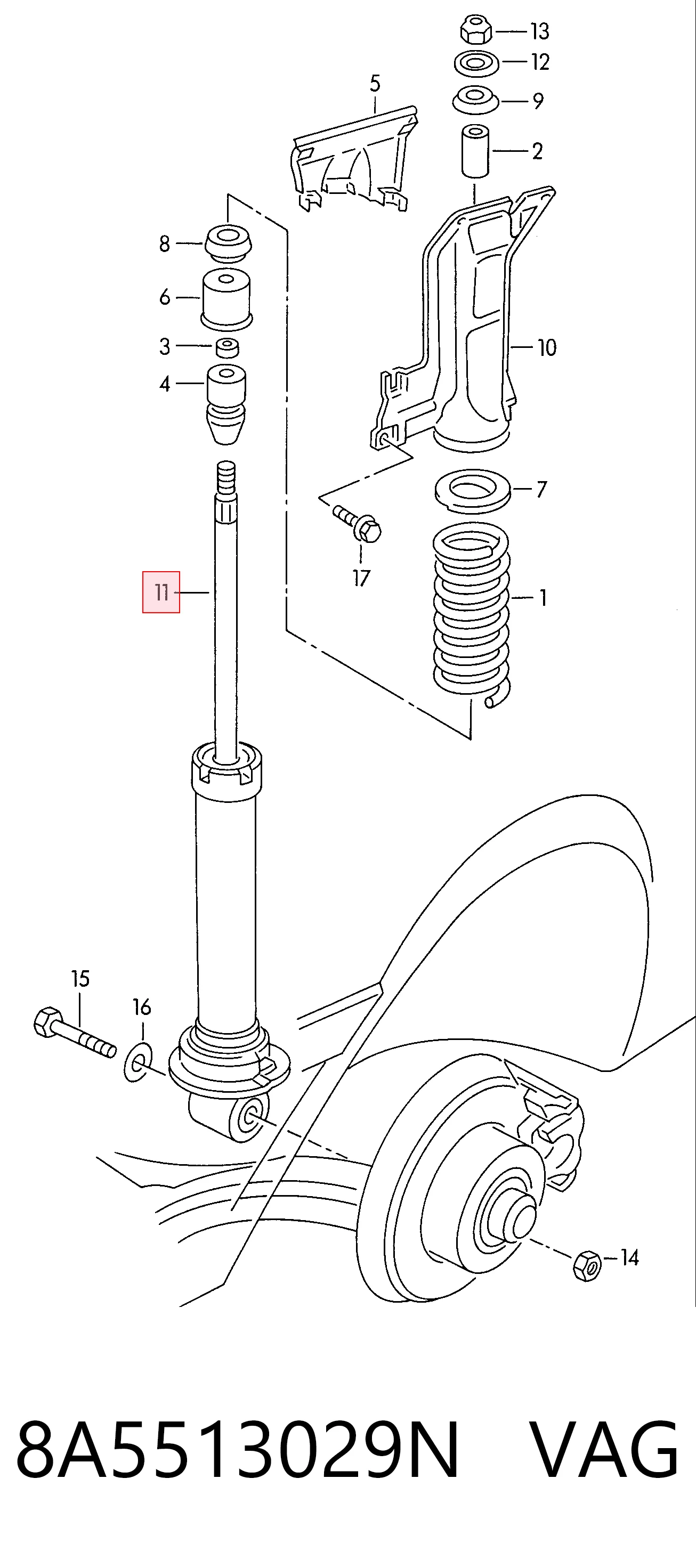 8A5513029N VAG