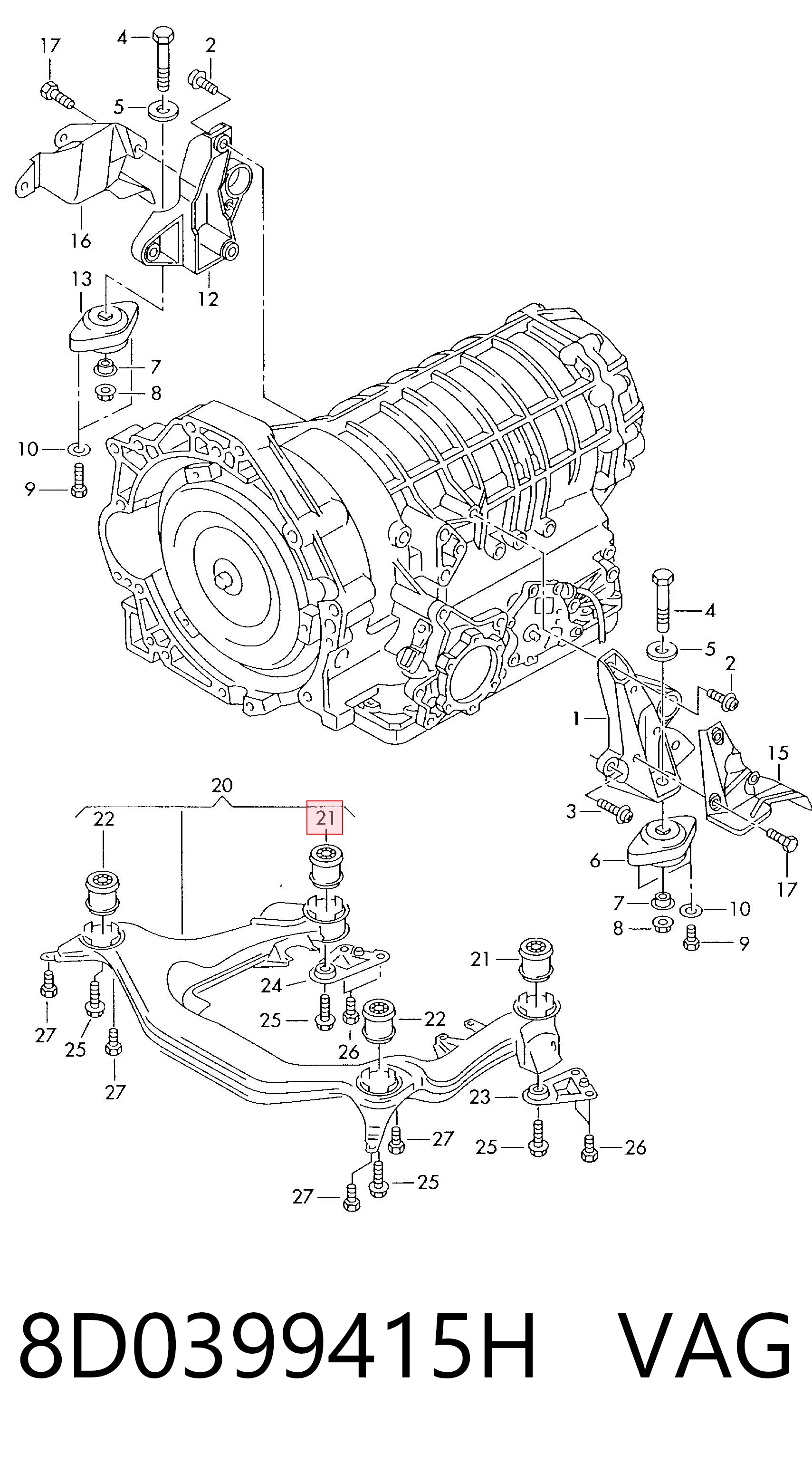 8D0399415H VAG