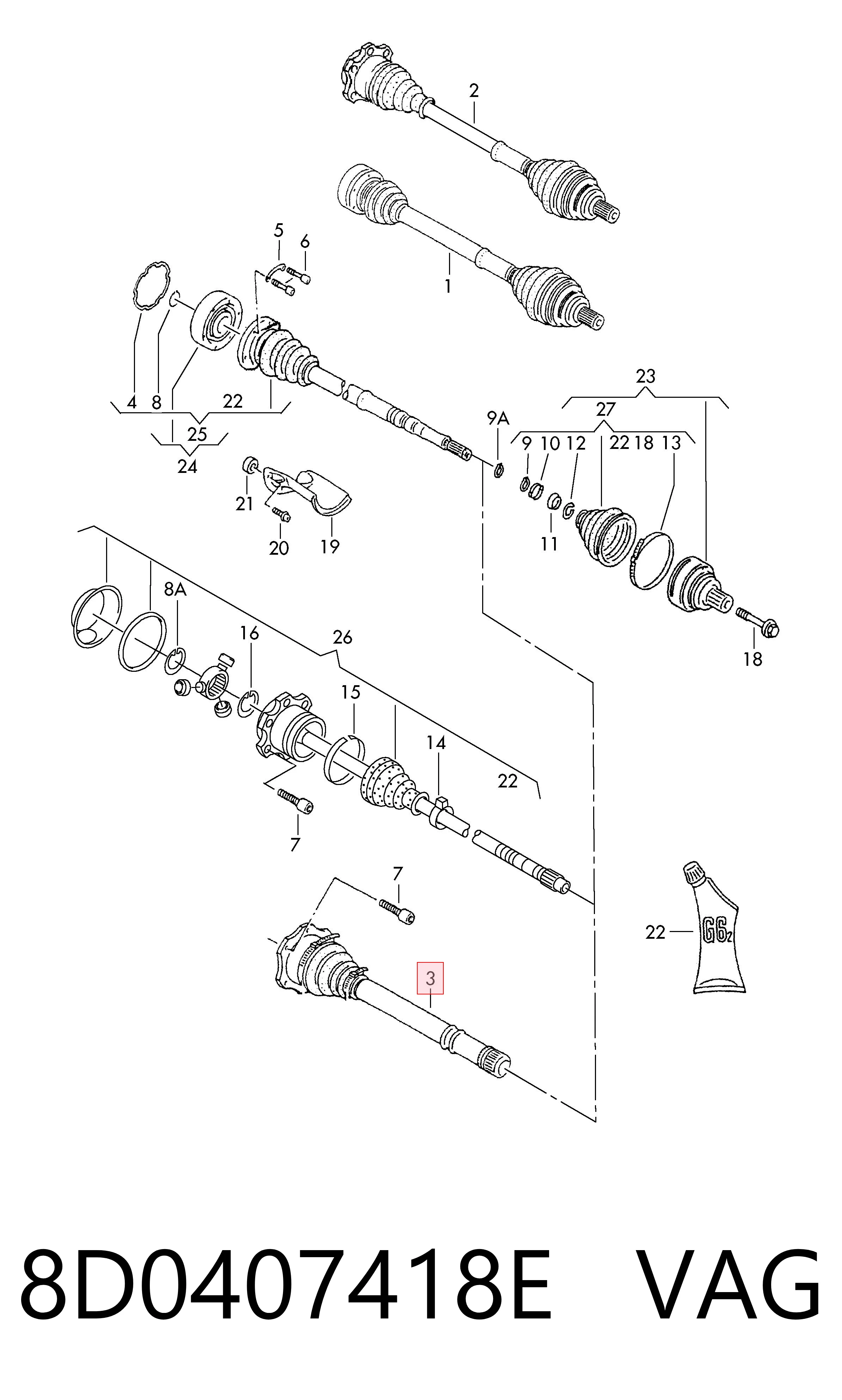 8D0407418E VAG