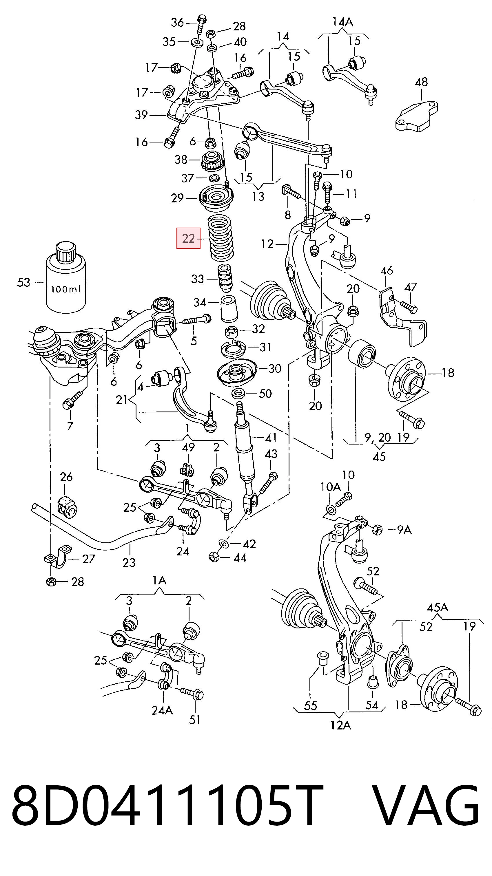 8D0411105T VAG