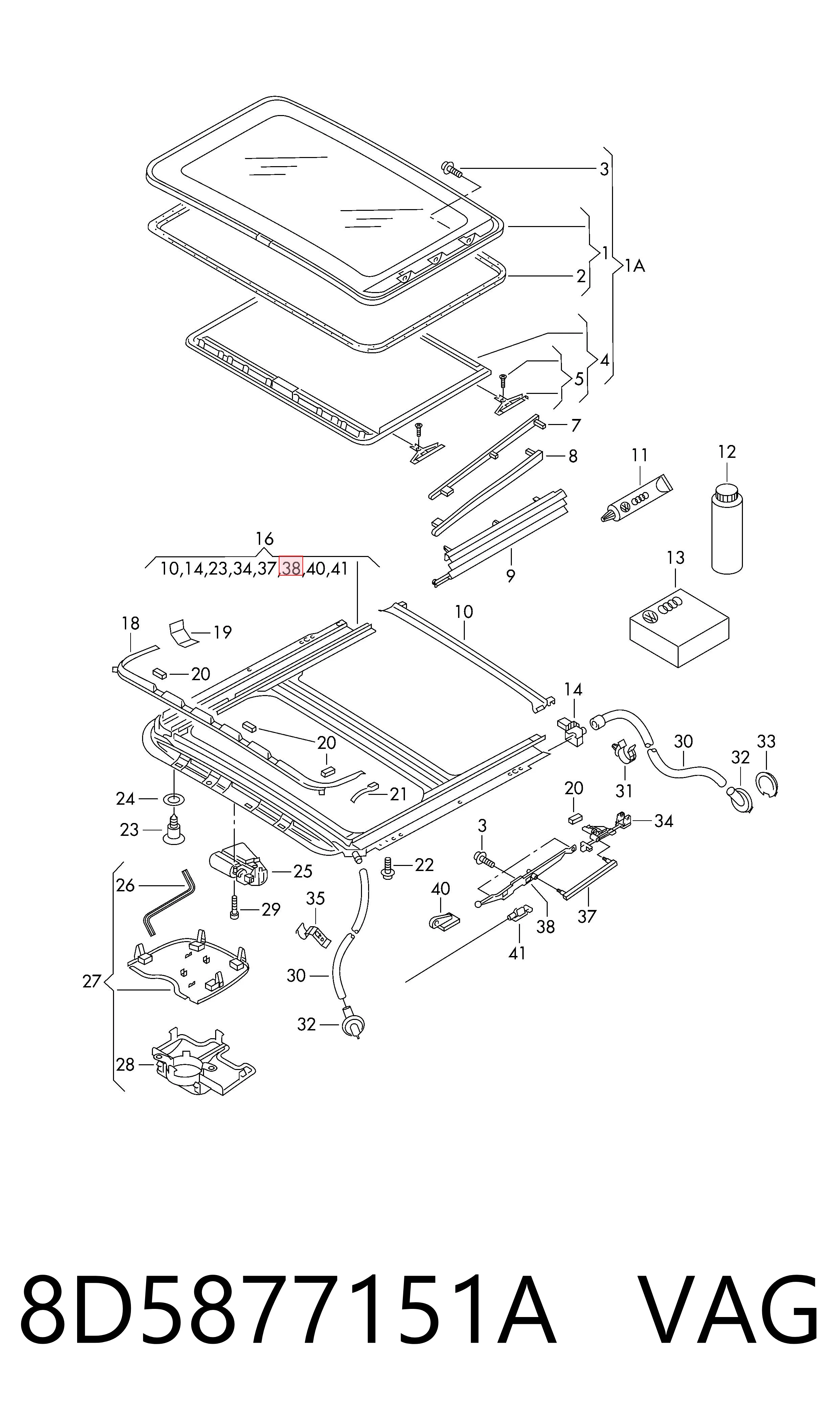  VAG 8D5877151A preço, a partir de 69,86 USD