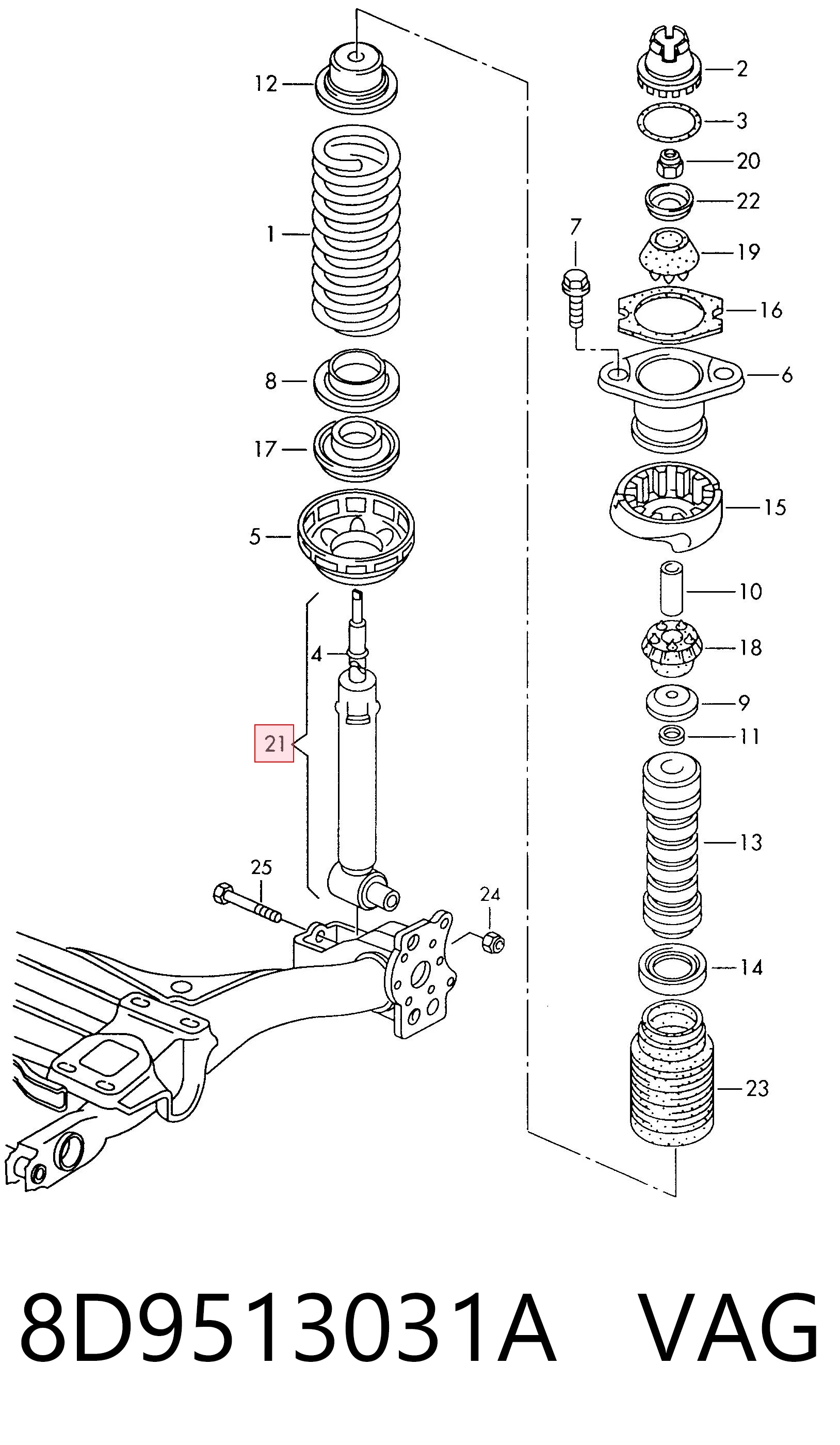 8D9513031A VAG