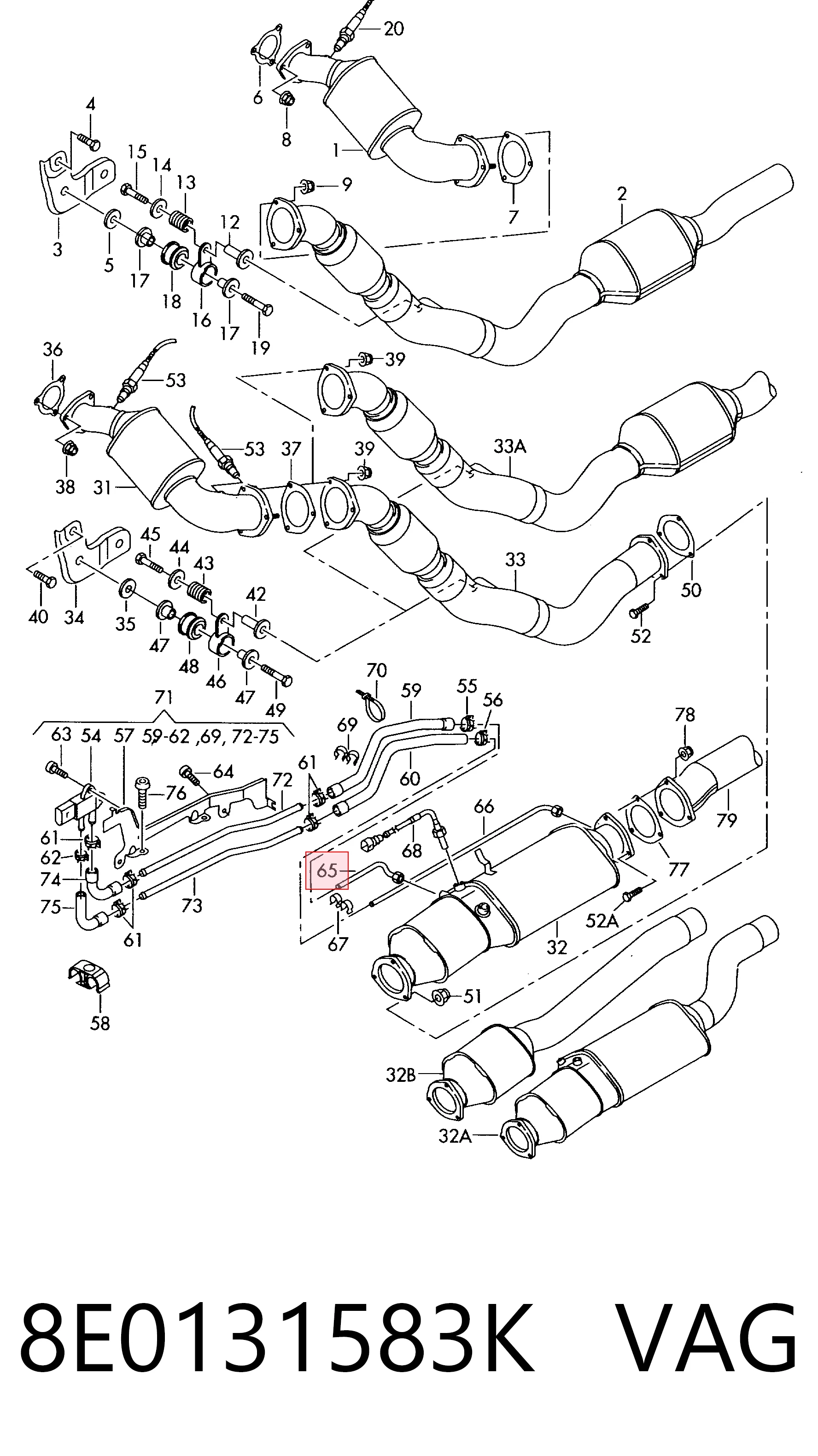  VAG 8E0131583K preço, a partir de 86,15 USD