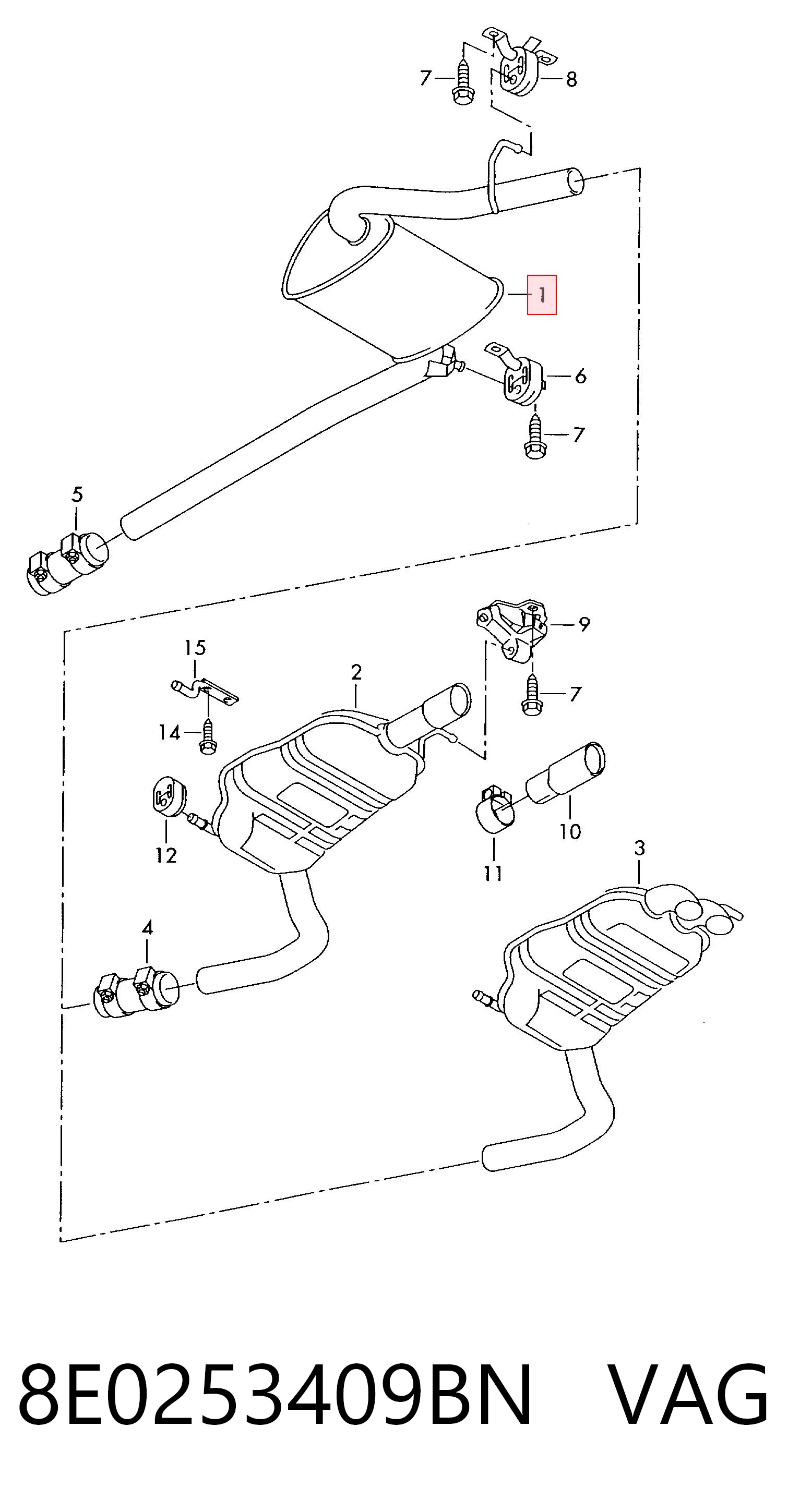 8E0253409BN VAG