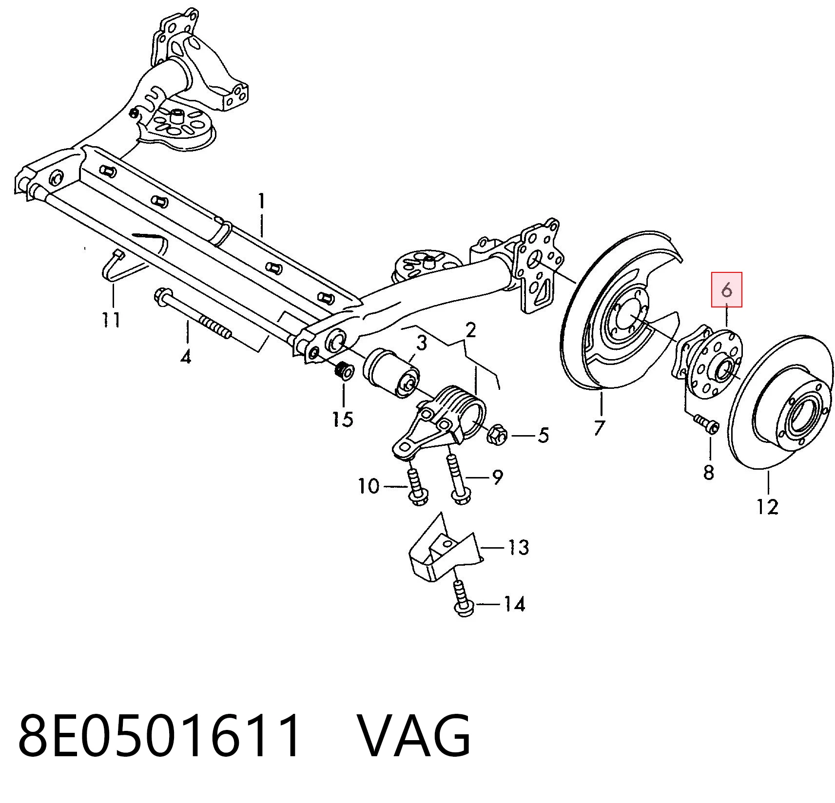 8E0501611 VAG