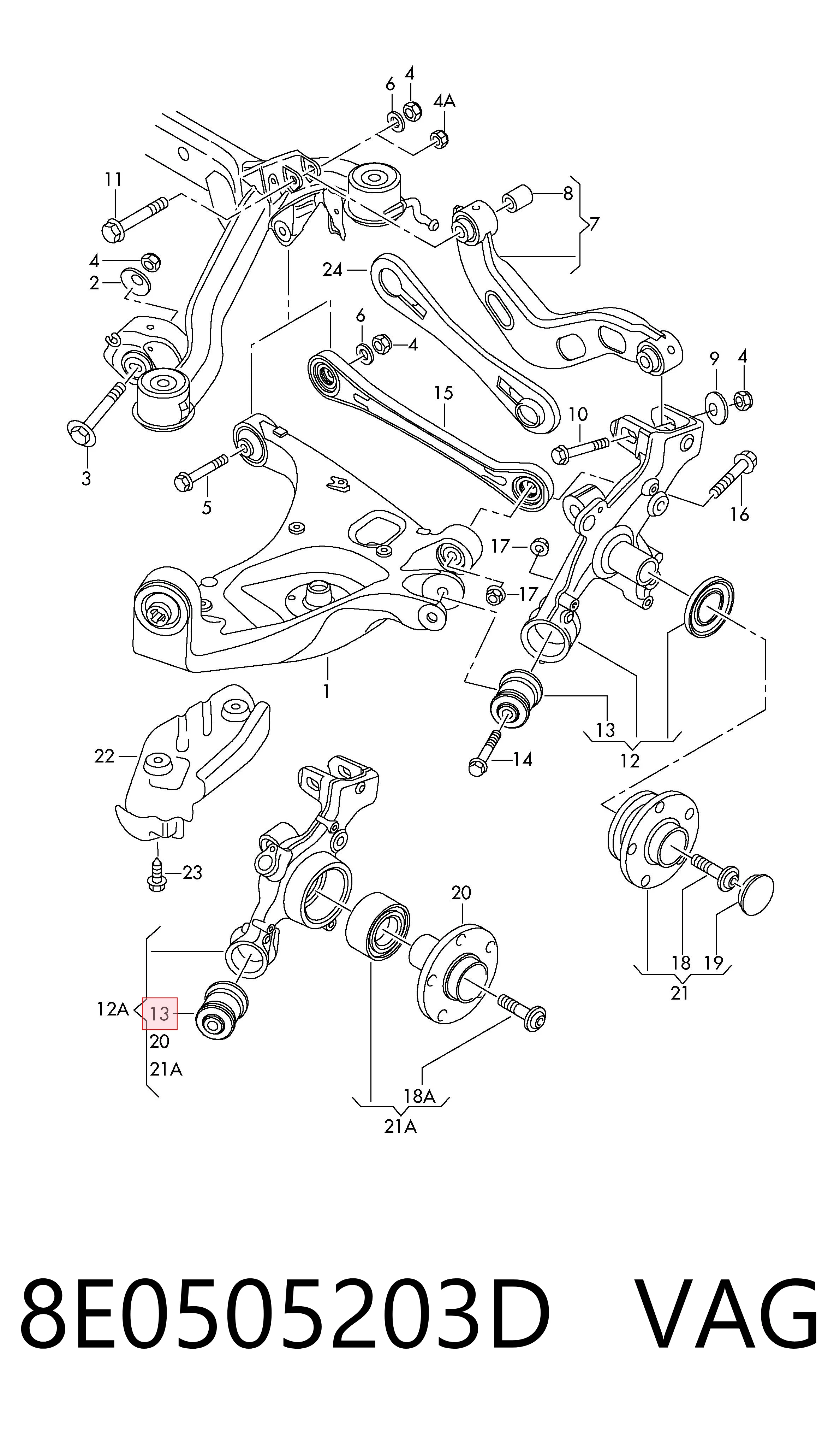8E0505203D VAG