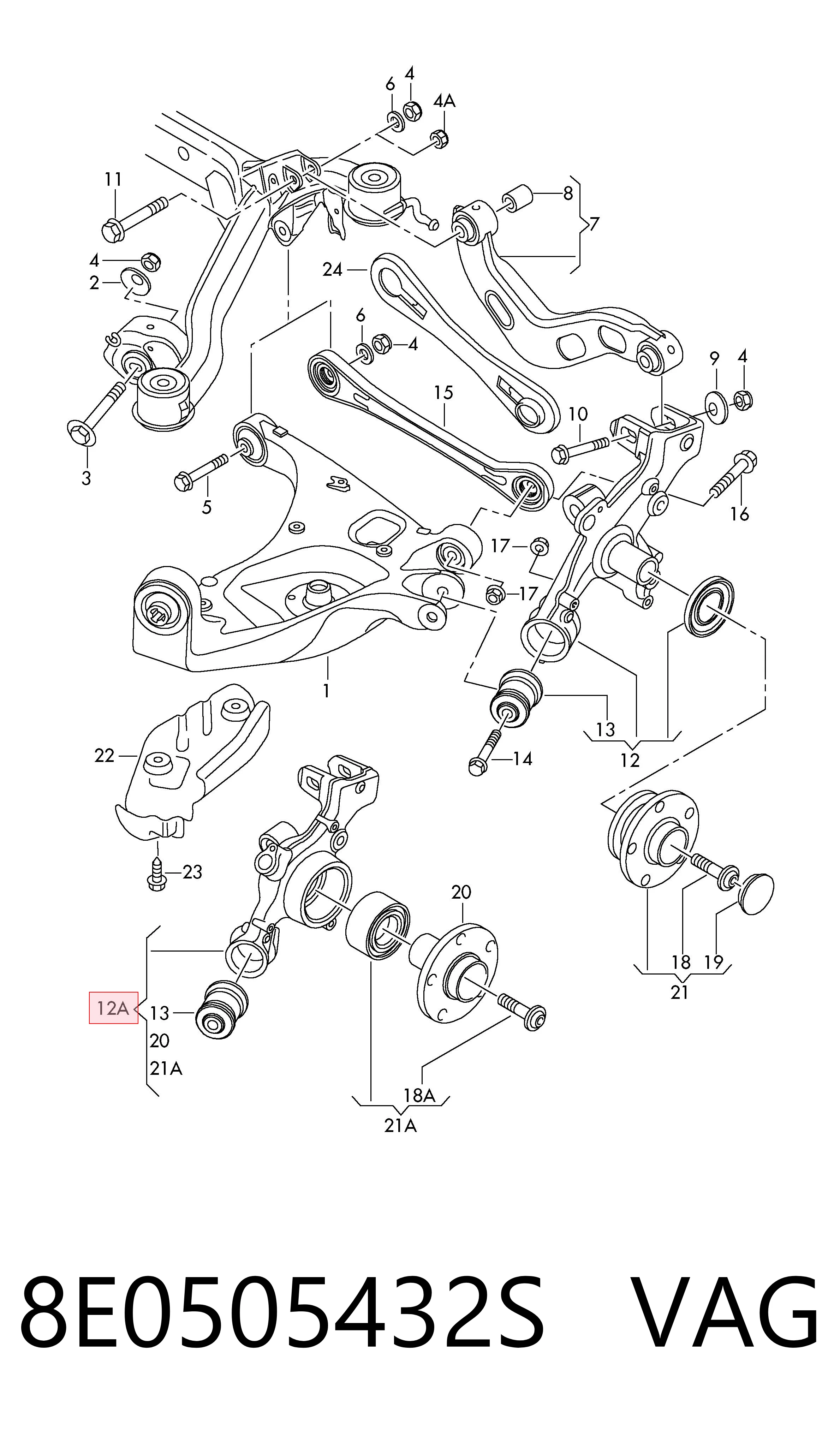 8E0505432S VAG
