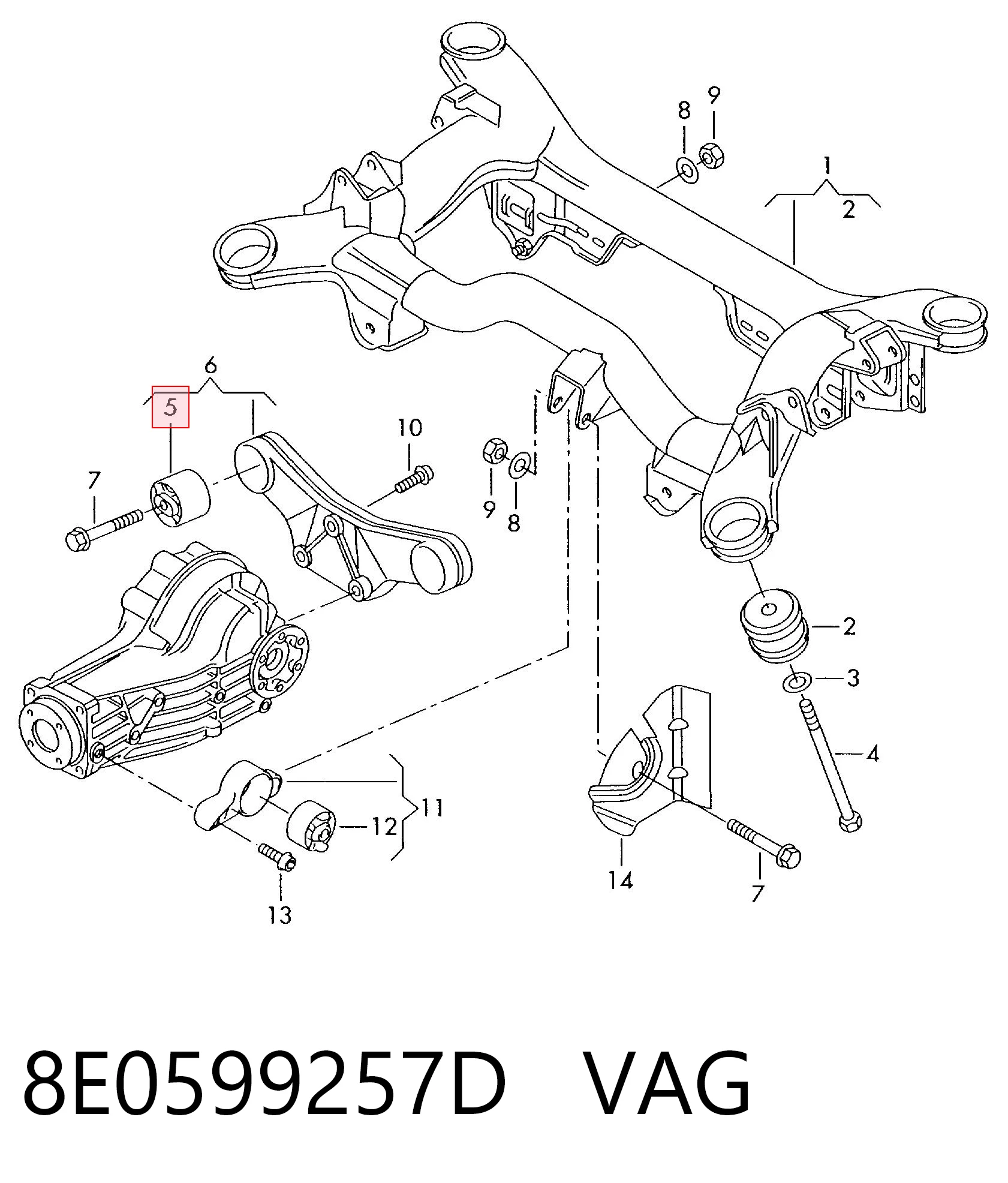8E0599257D VAG