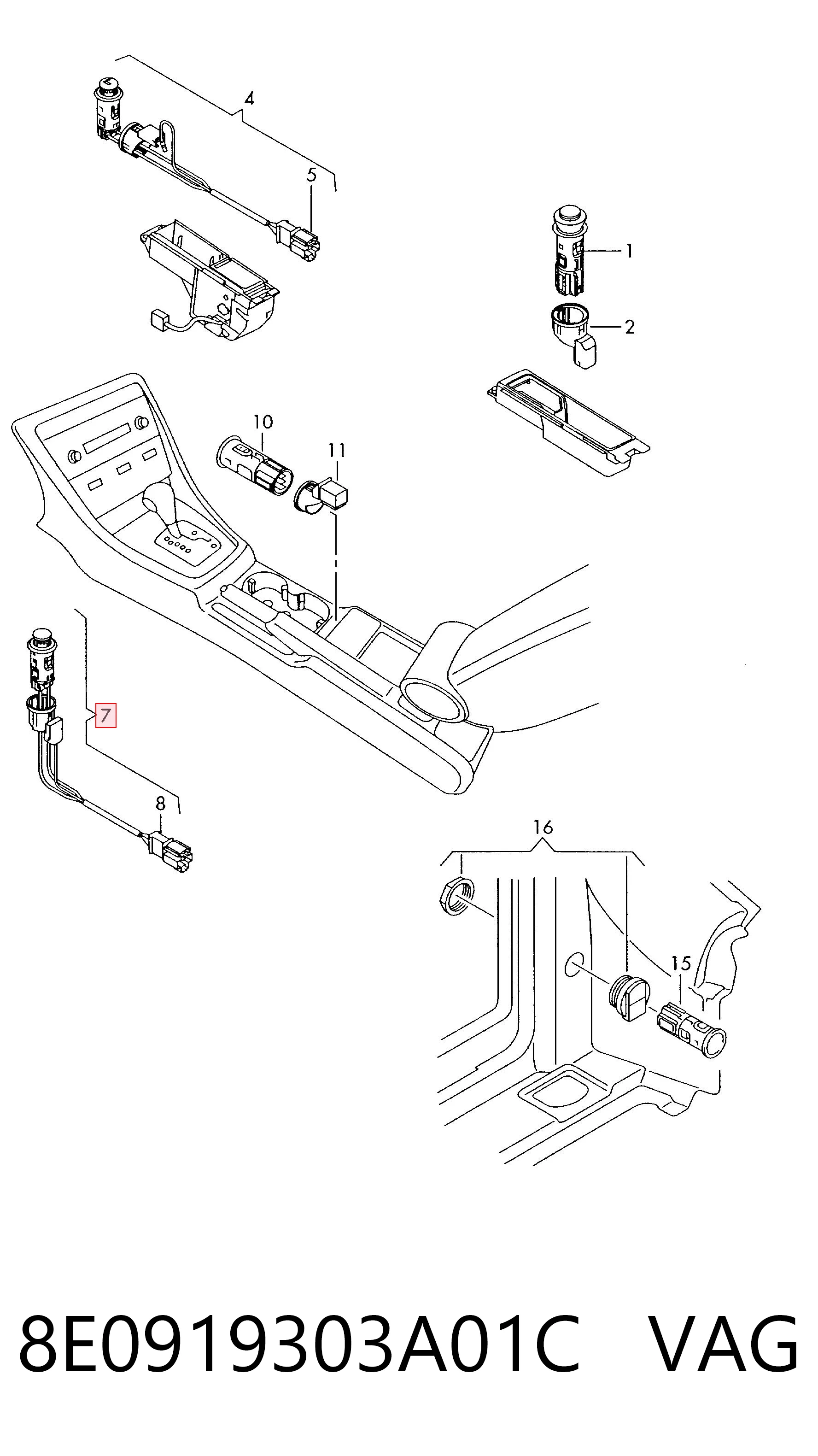 8E0919303A01C VAG 