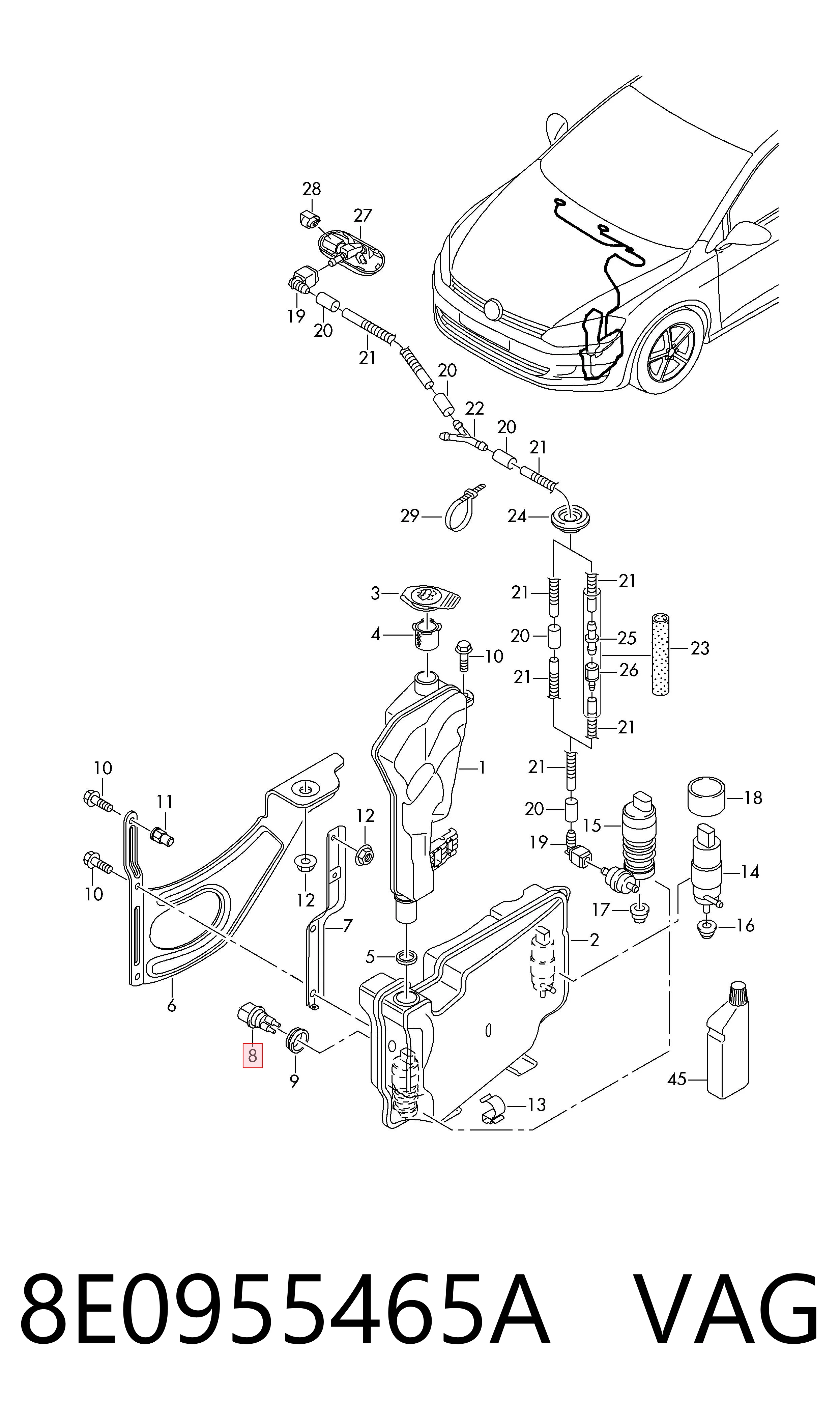 431955465A Lamborghini Vedante anular de bomba de fluido para lavador