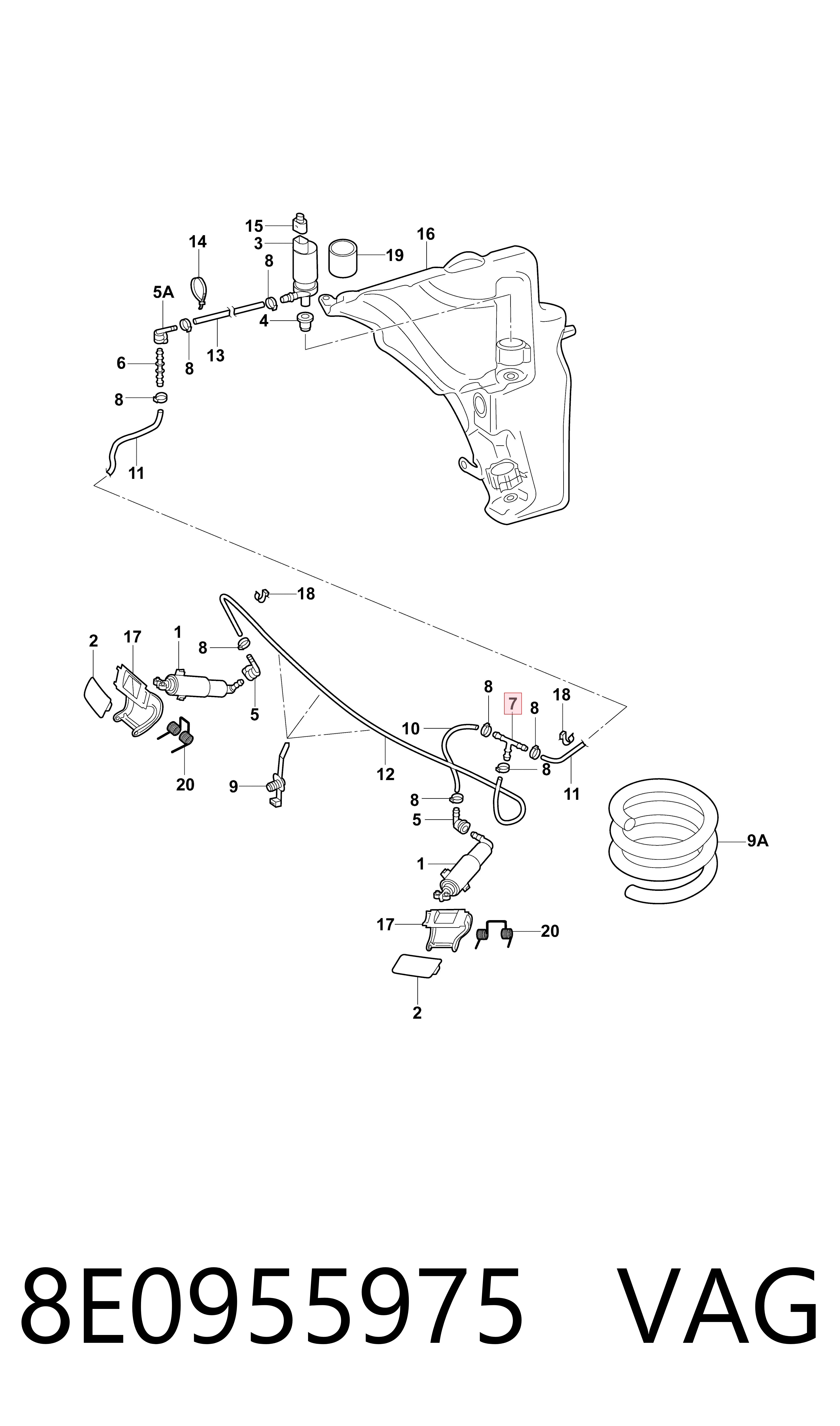 8E0955975 VAG 