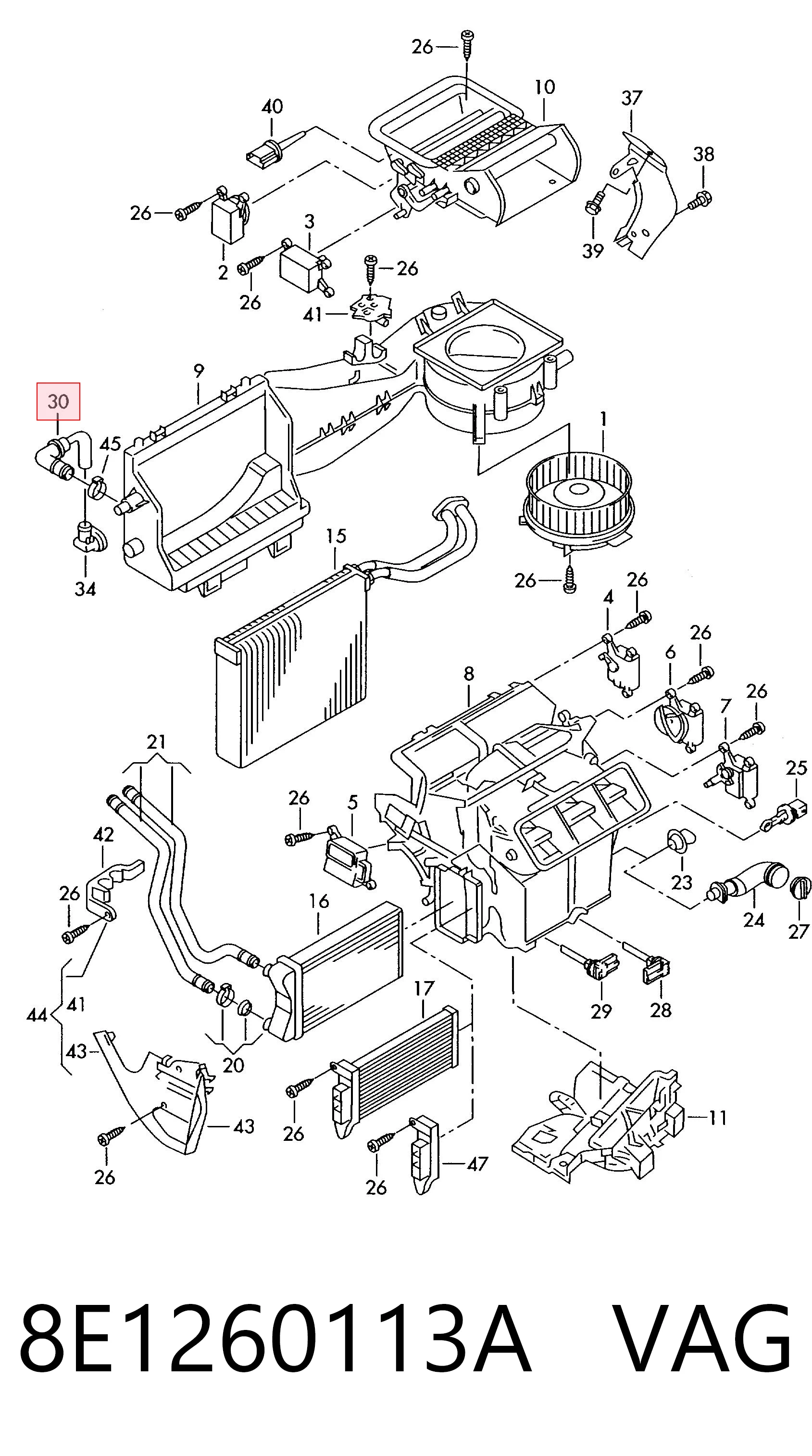 8E1260113A VAG 