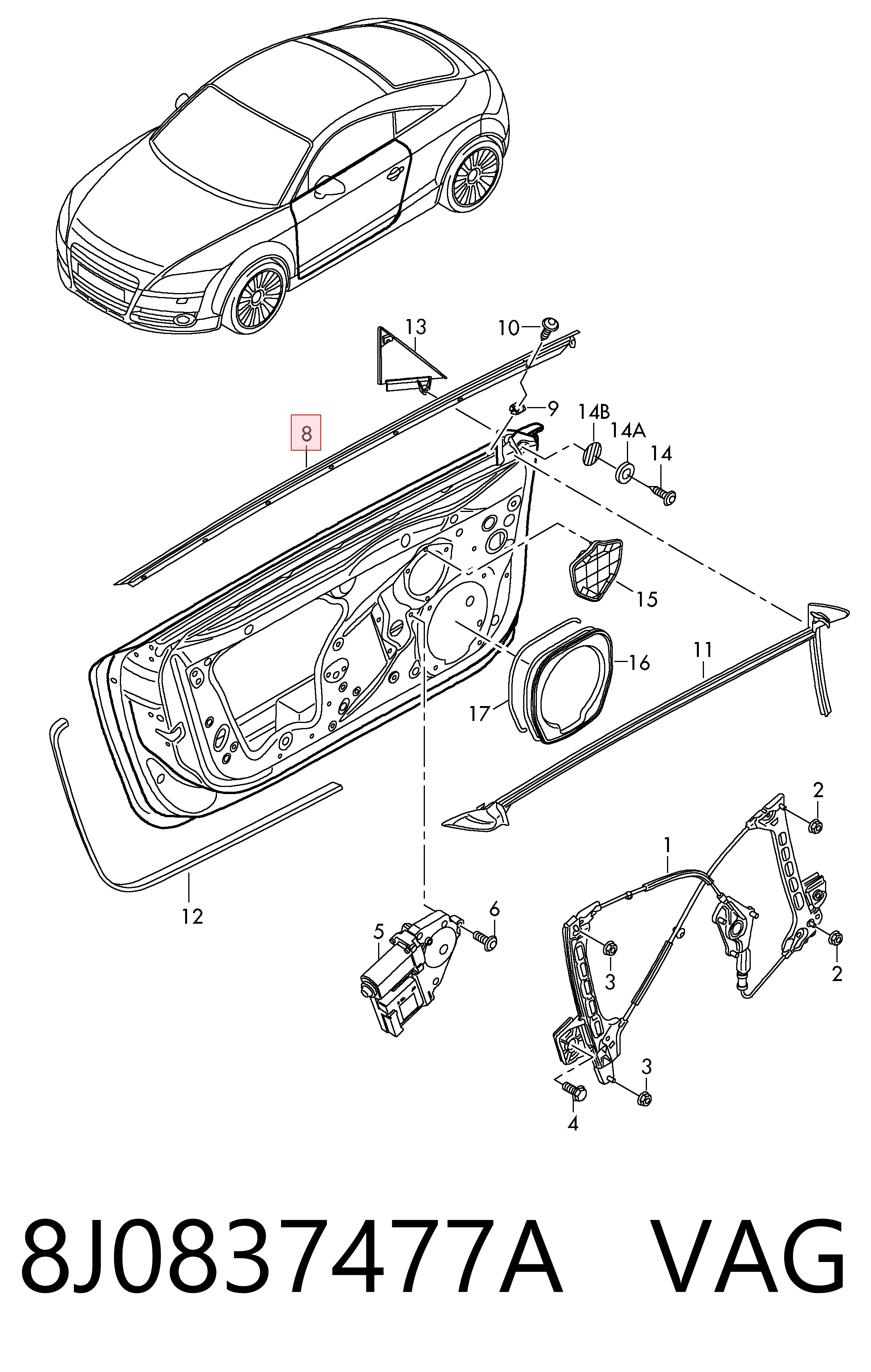 8J0837477A VAG