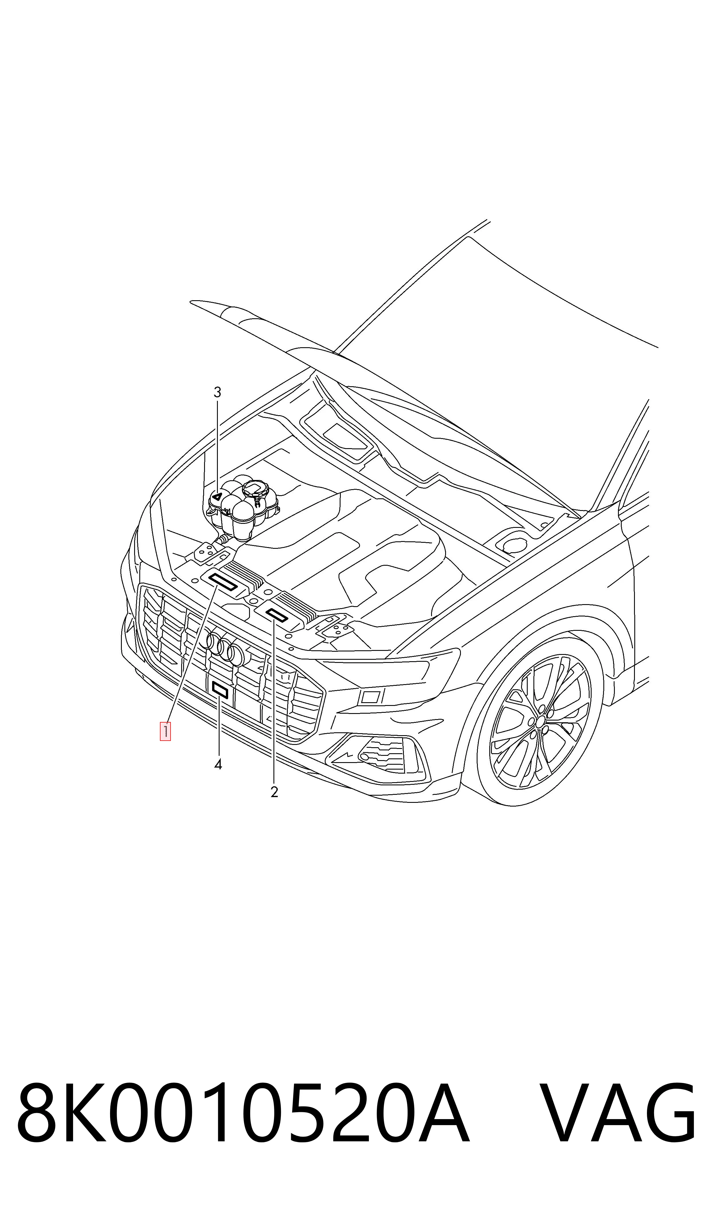  VAG 8K0010520A preço, a partir de 10,48 USD