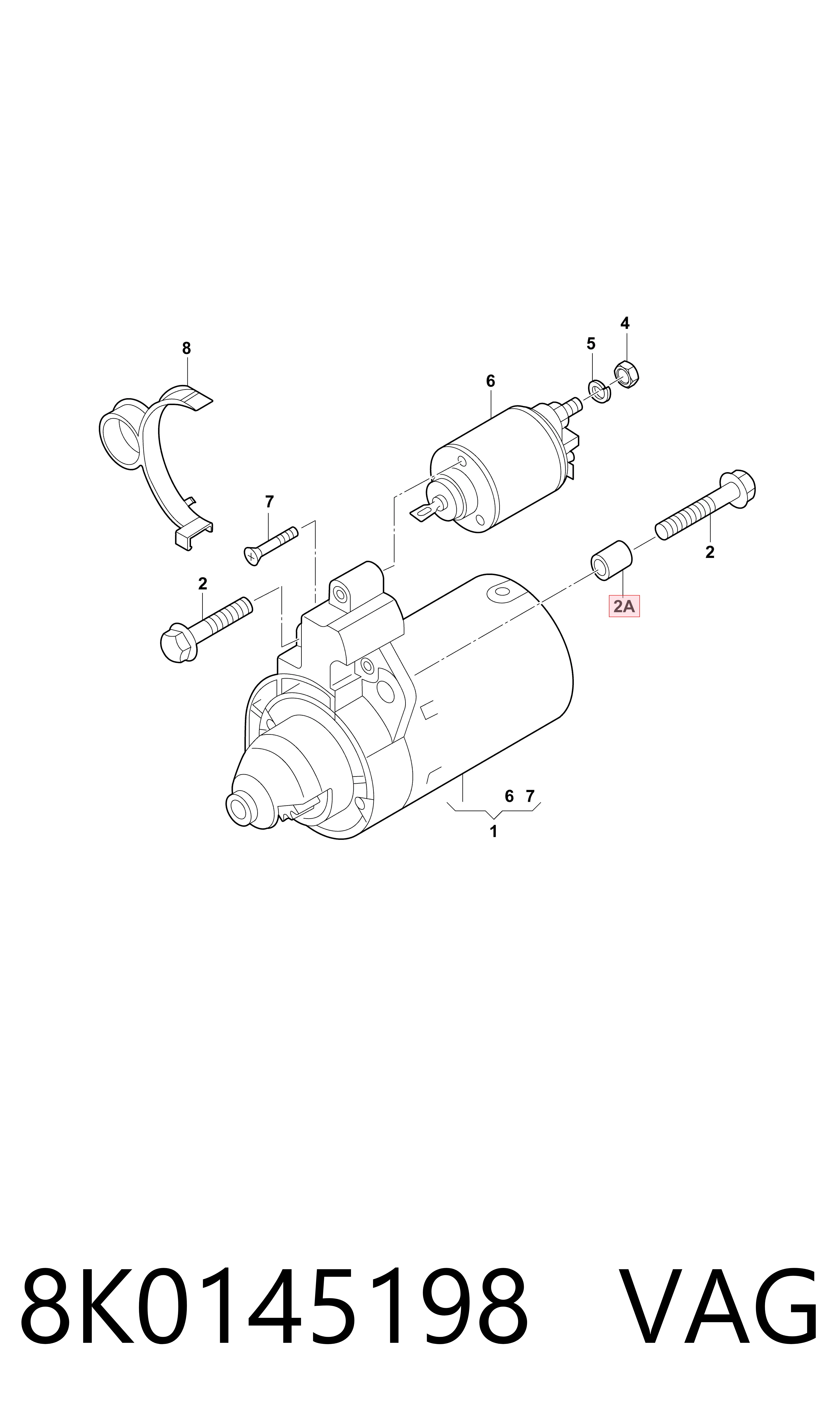 8K0145198 VAG