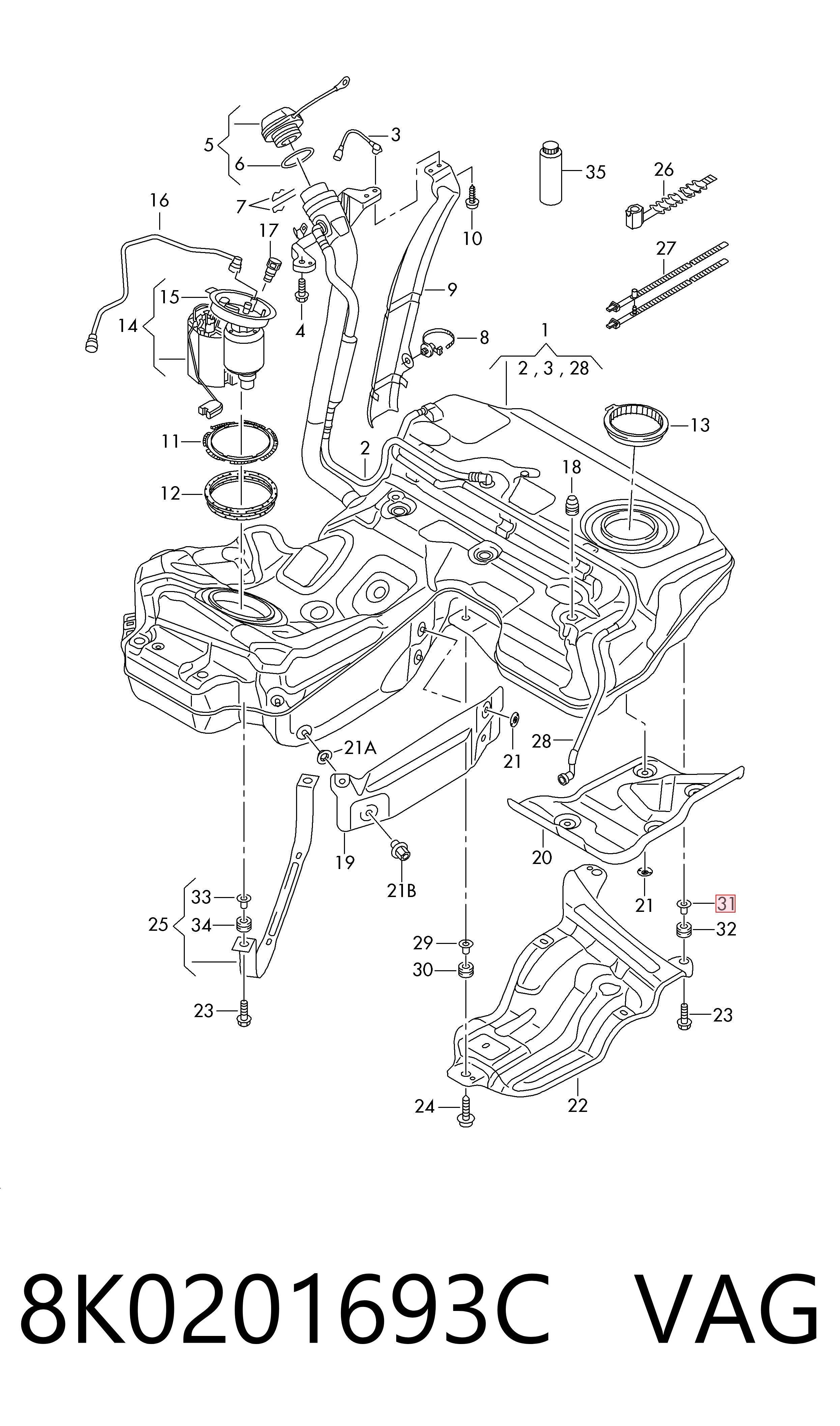 8K0201693C VAG 