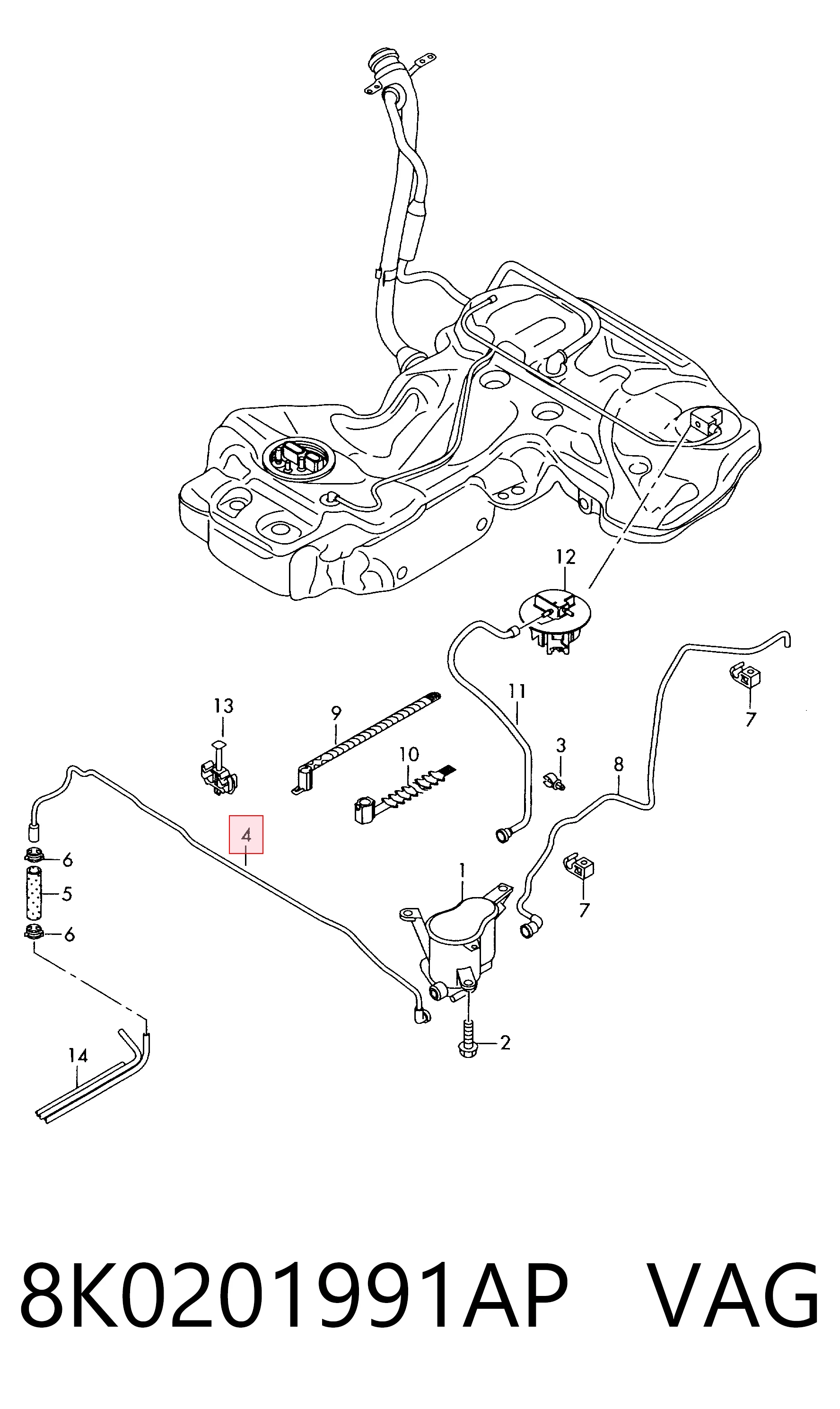 8K0201991AP VAG