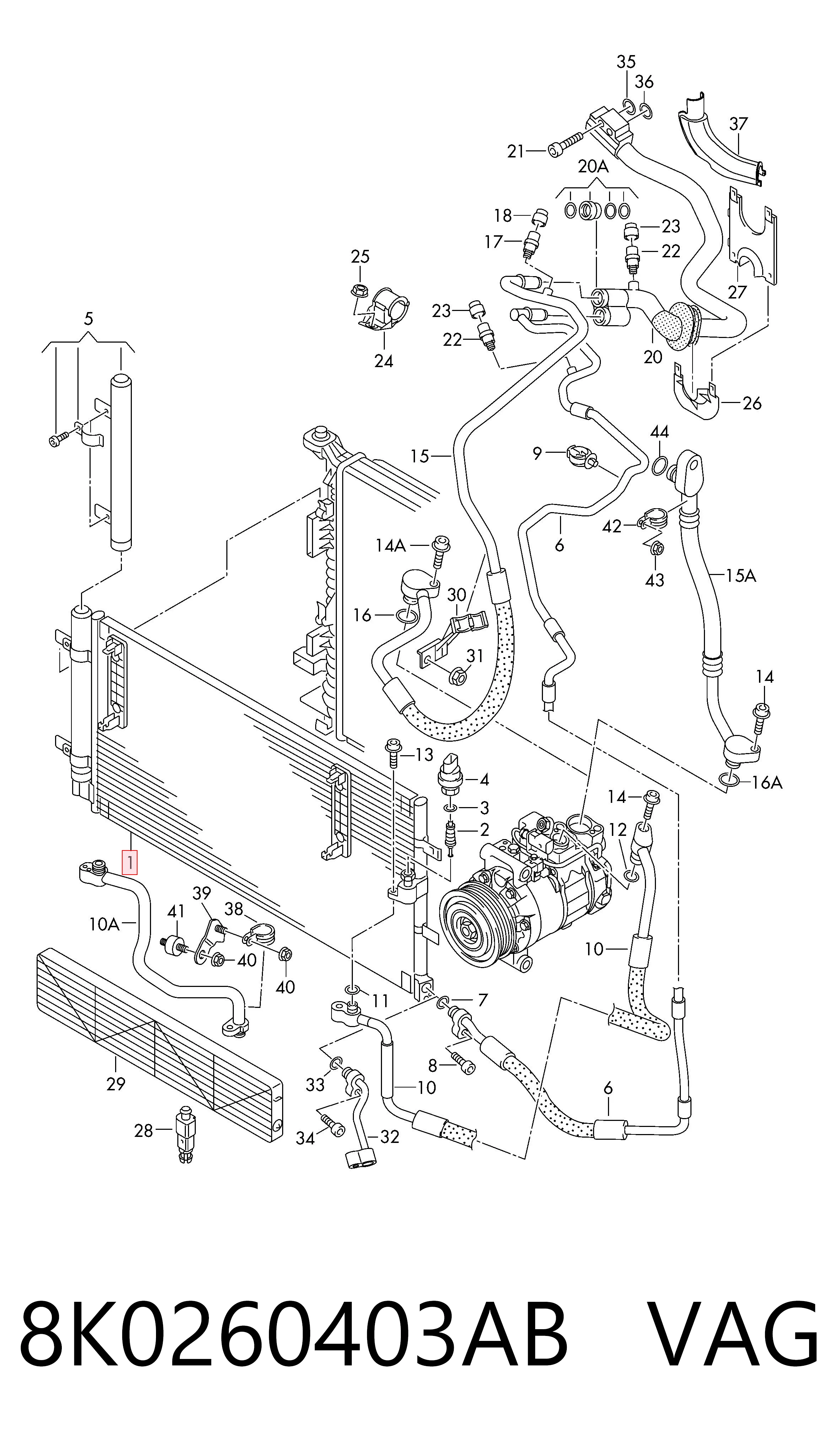 8K0260403AB VAG