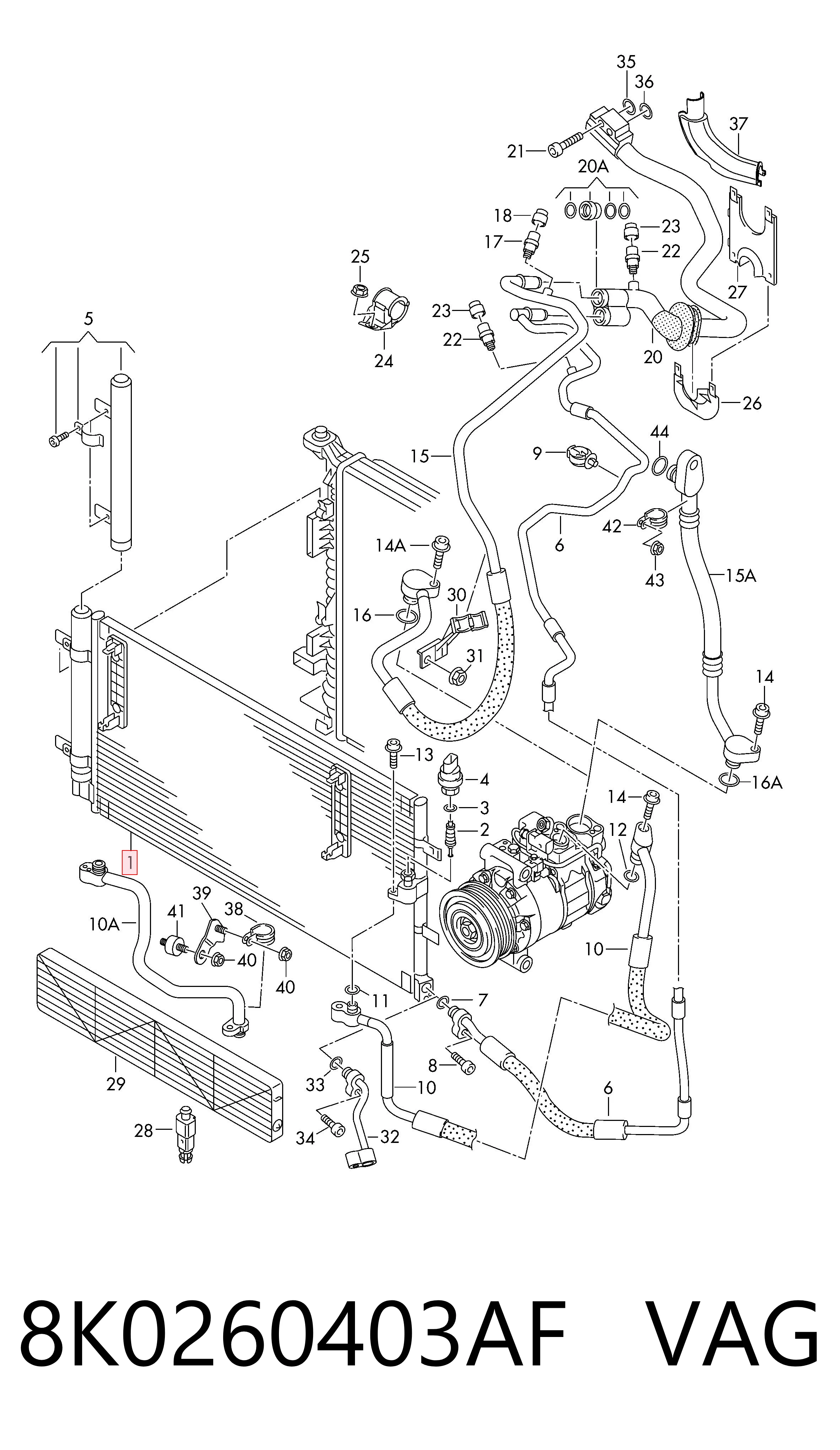 8K0260403AF VAG