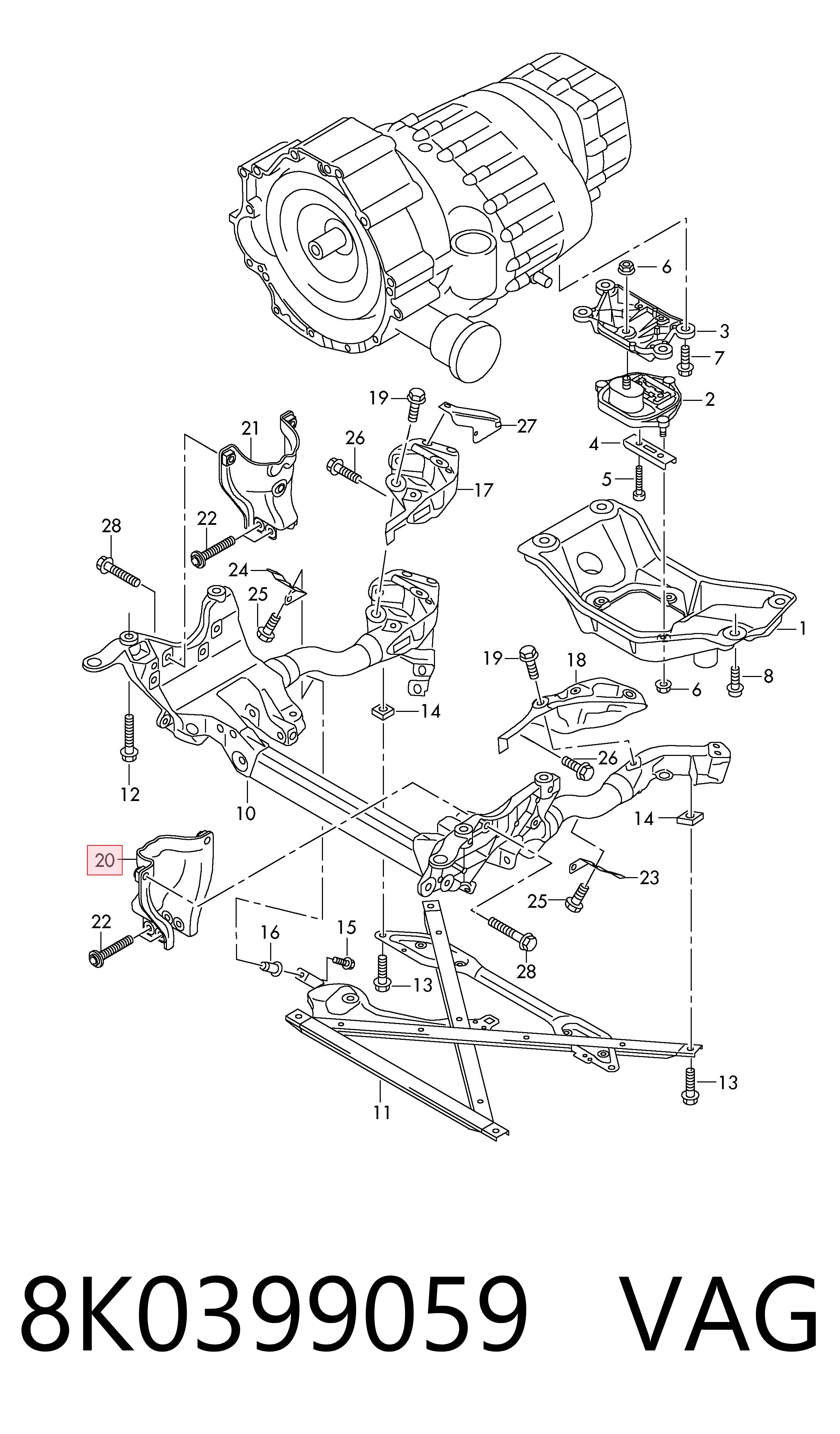 8K0399059 VAG