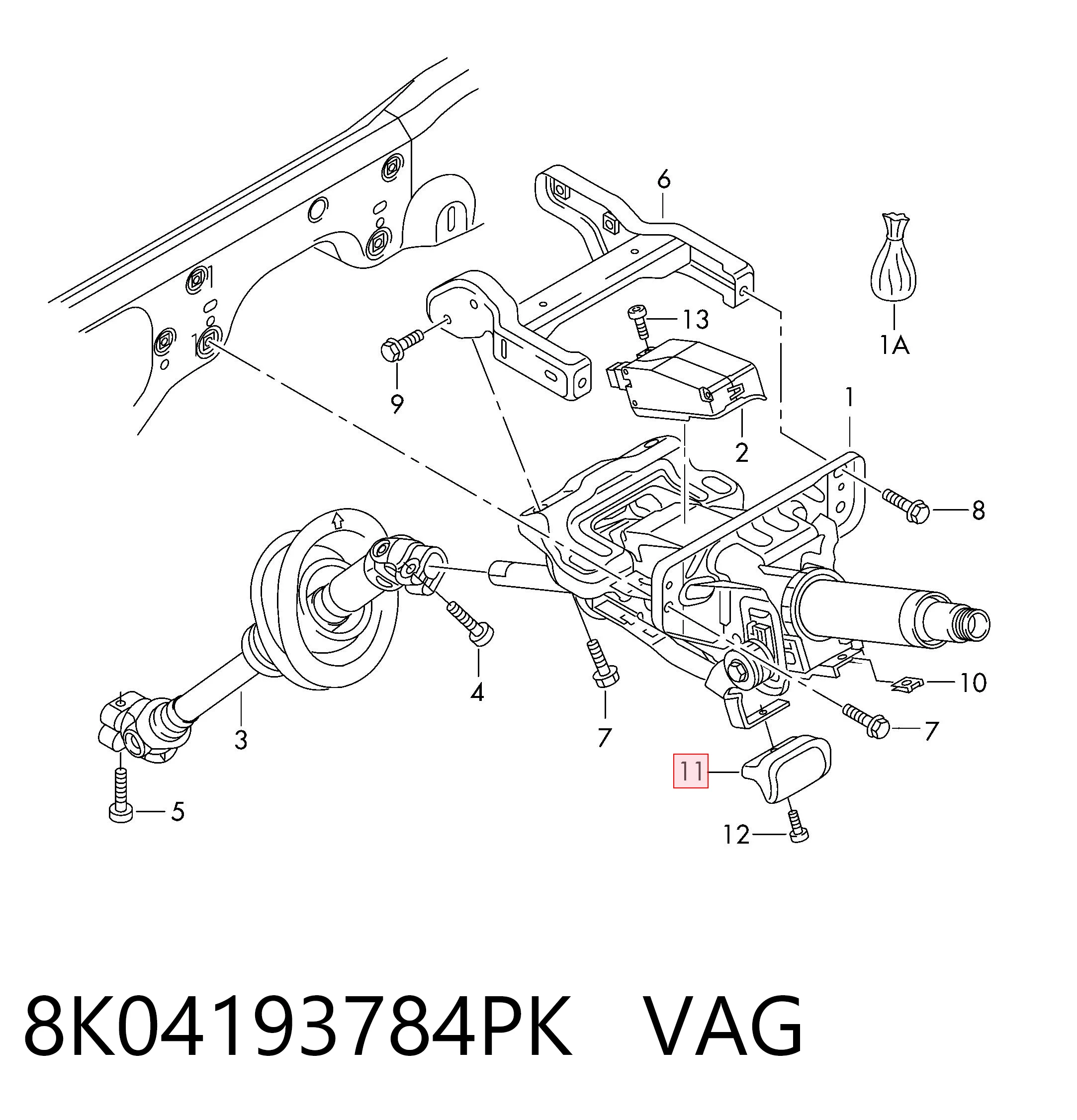8K04193784PK VAG 