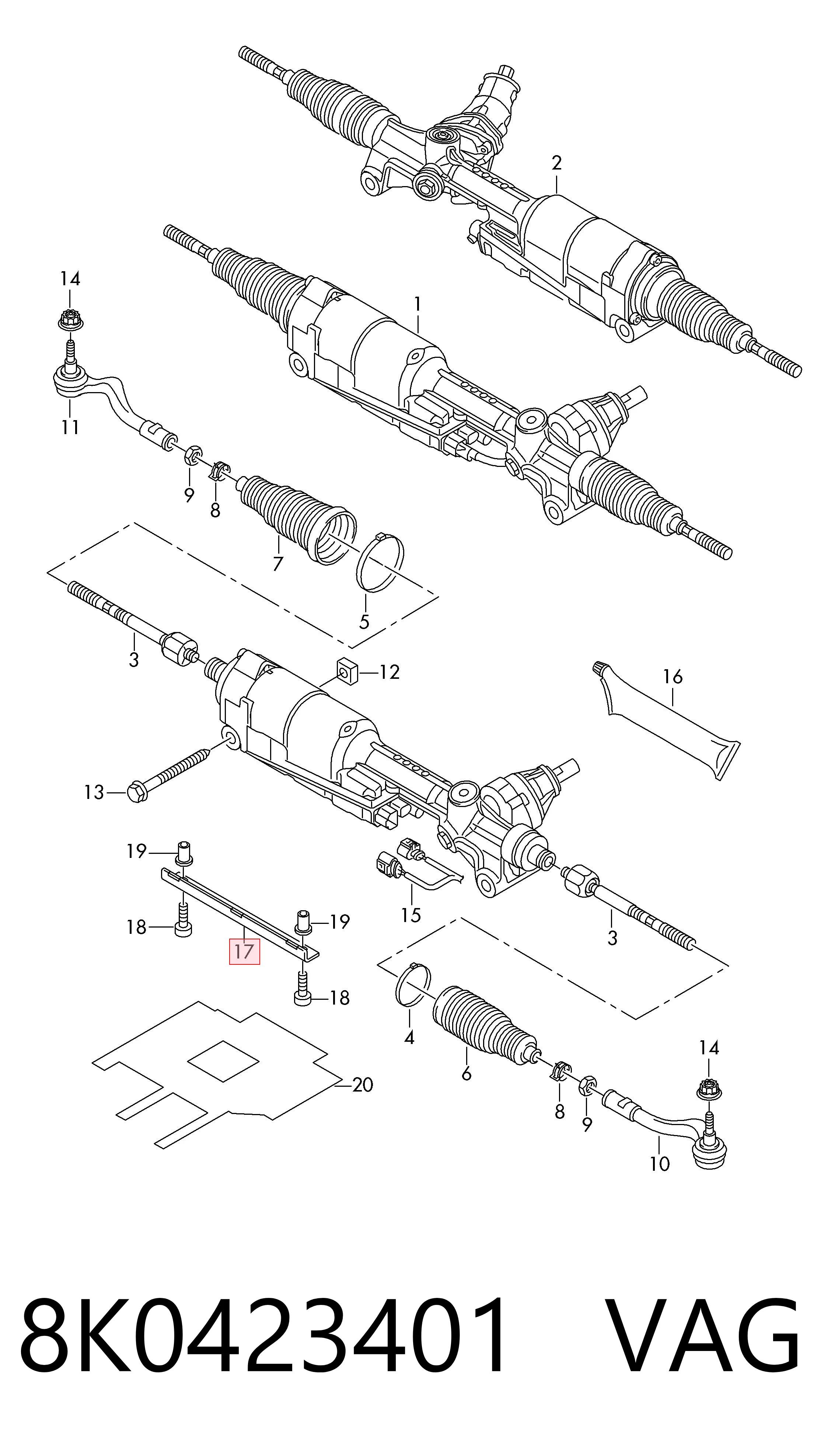 8K0423401 VAG