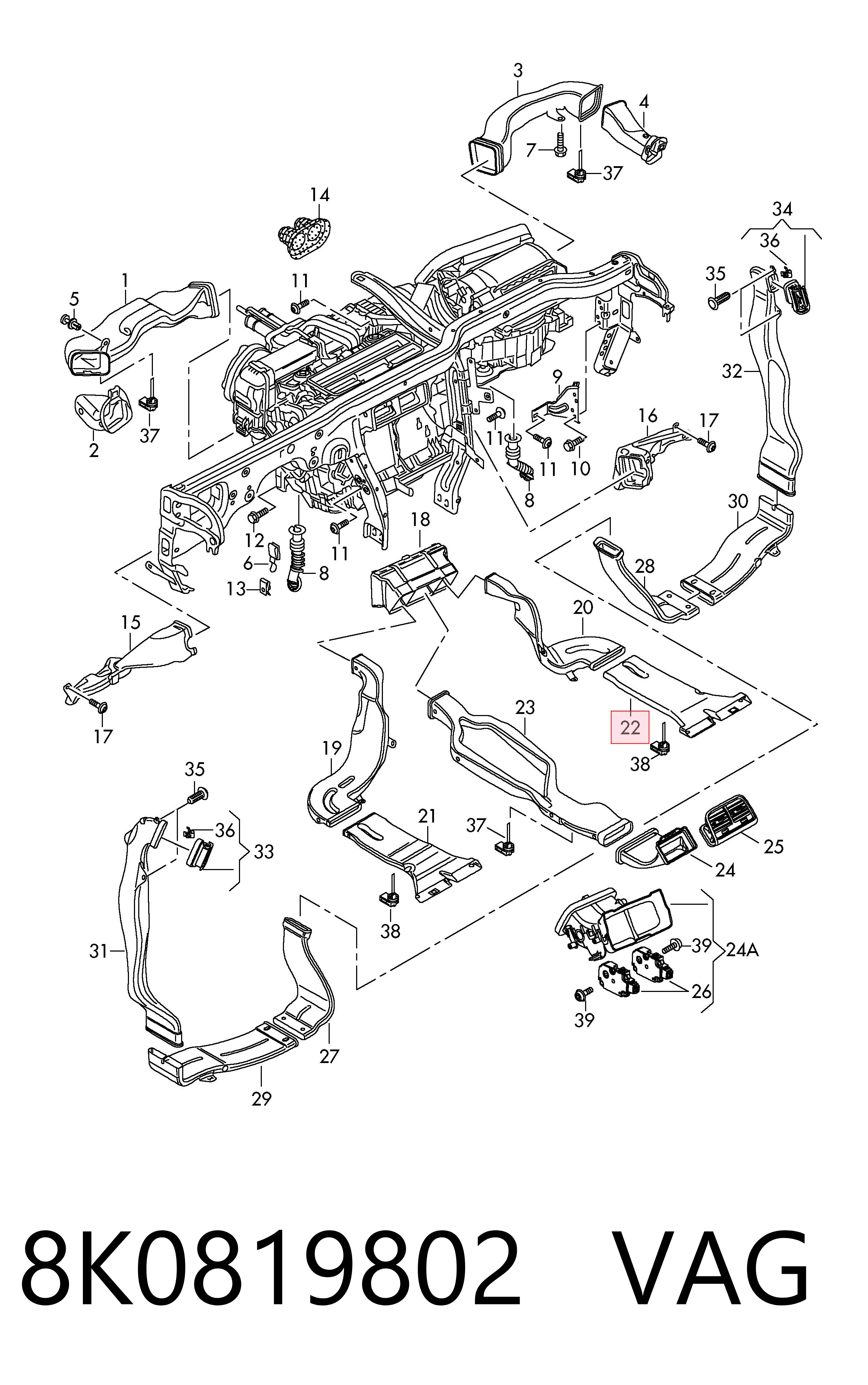 8K0819802 VAG