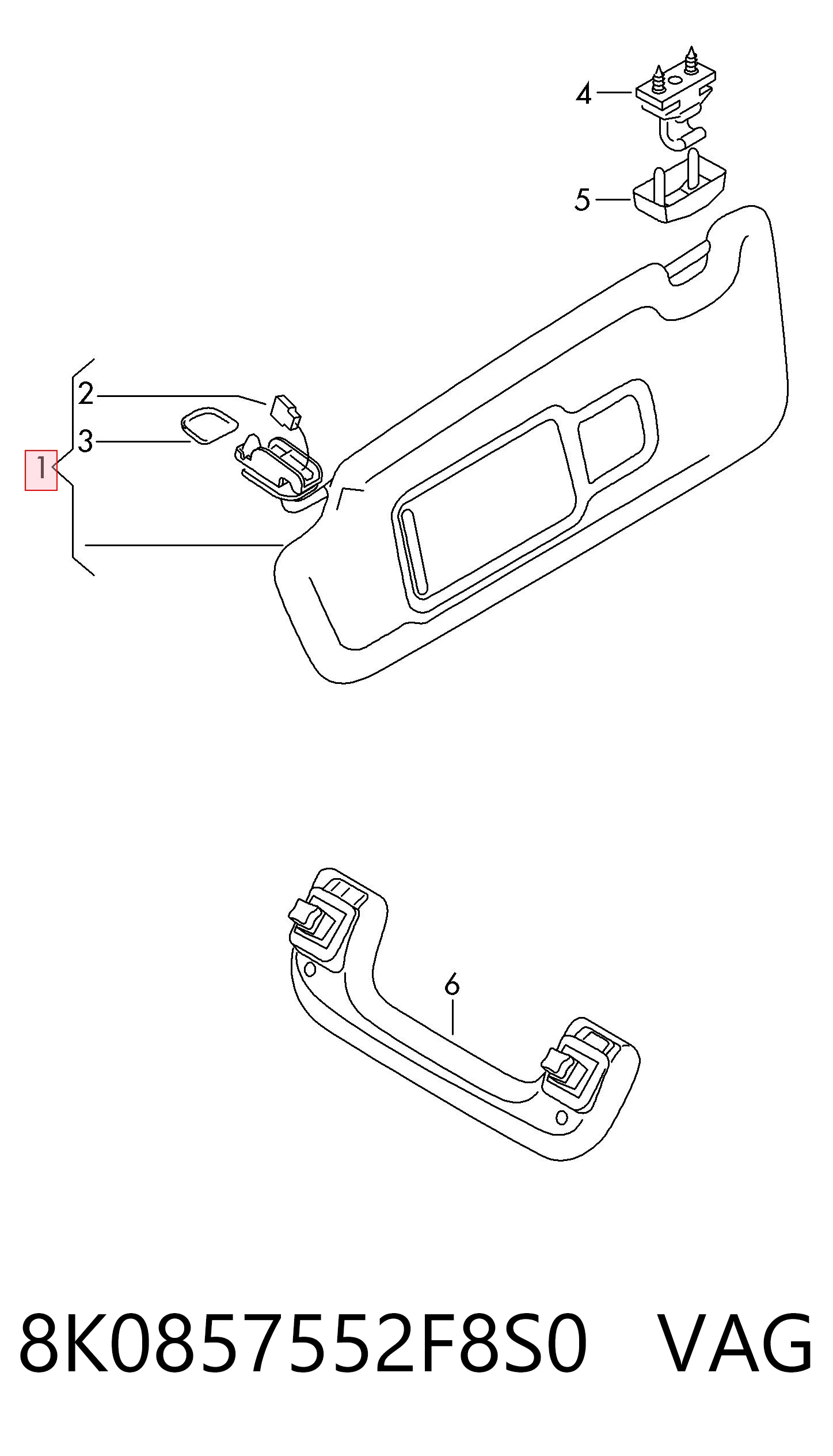 Pala contra o sol Audi A5 preço, a partir de 68,62 USD