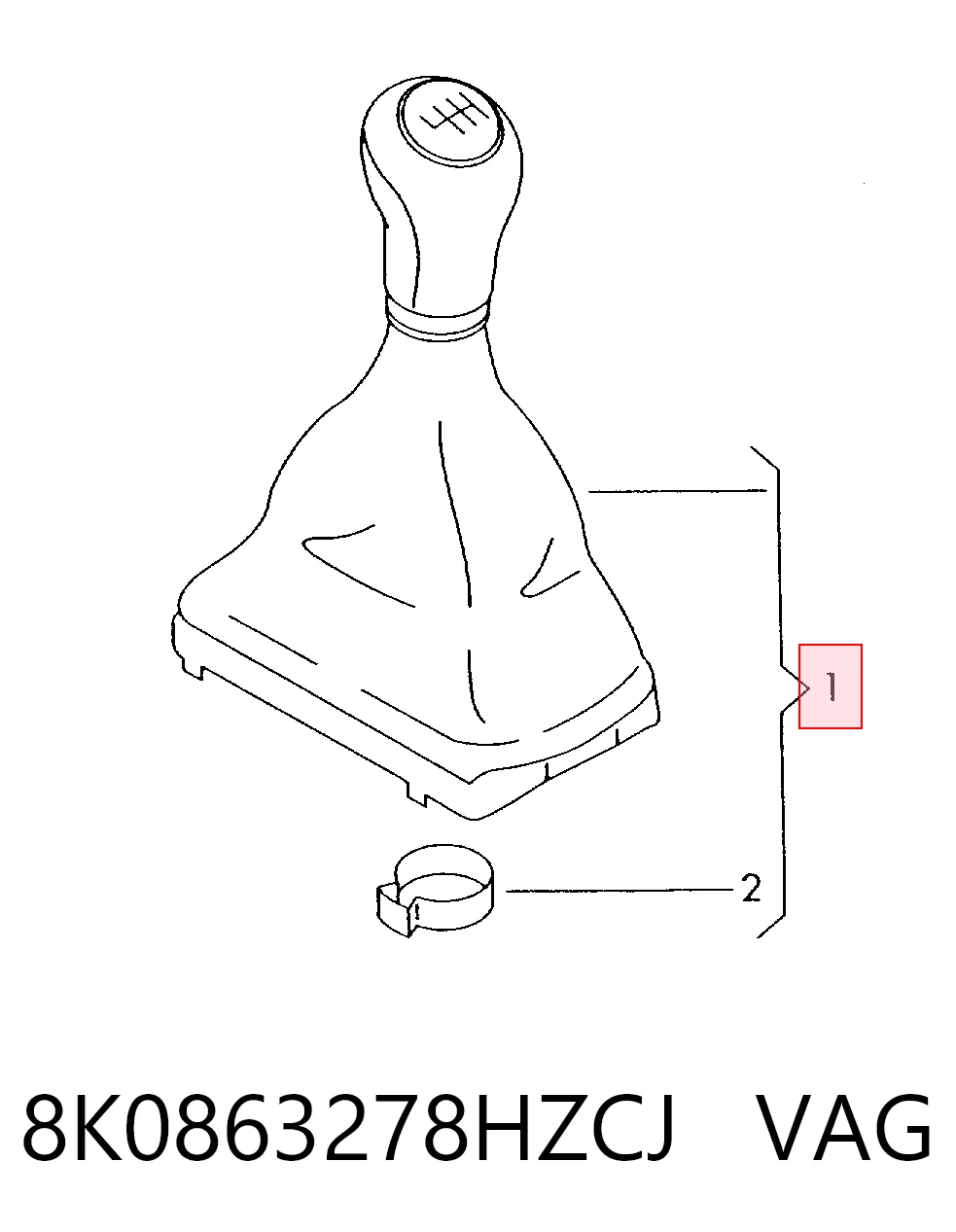8K0863278HZCJ VAG