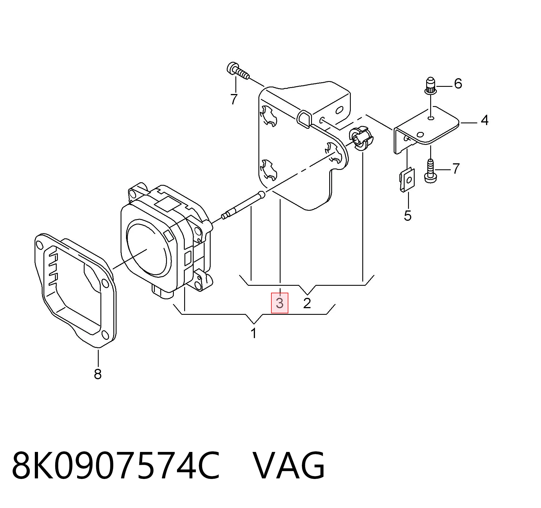 8K0907574C VAG