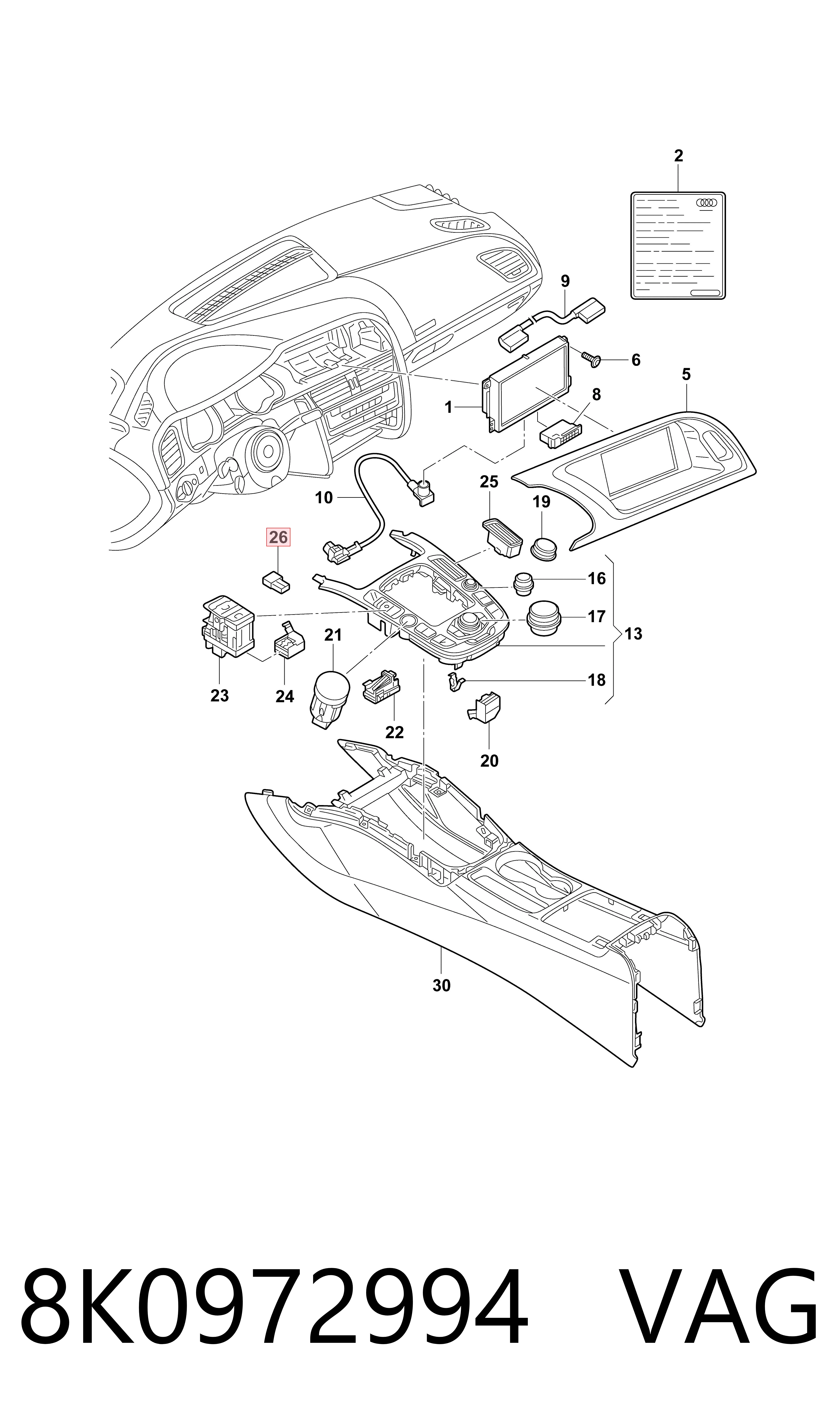 Fios isolados da seção de motor Porsche 8K0972994 preço, a partir de 6,28 USD