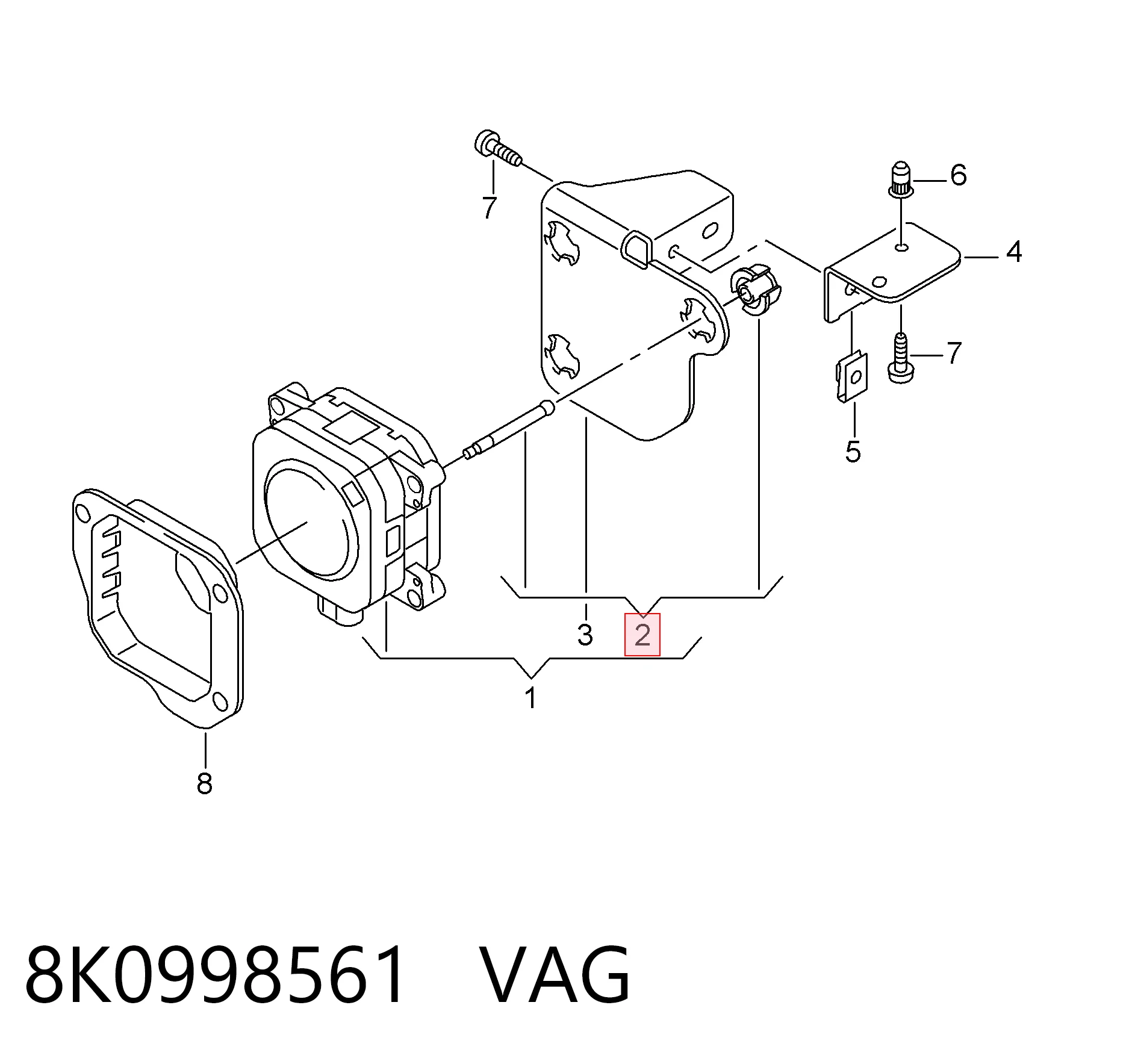 8K0998561 VAG
