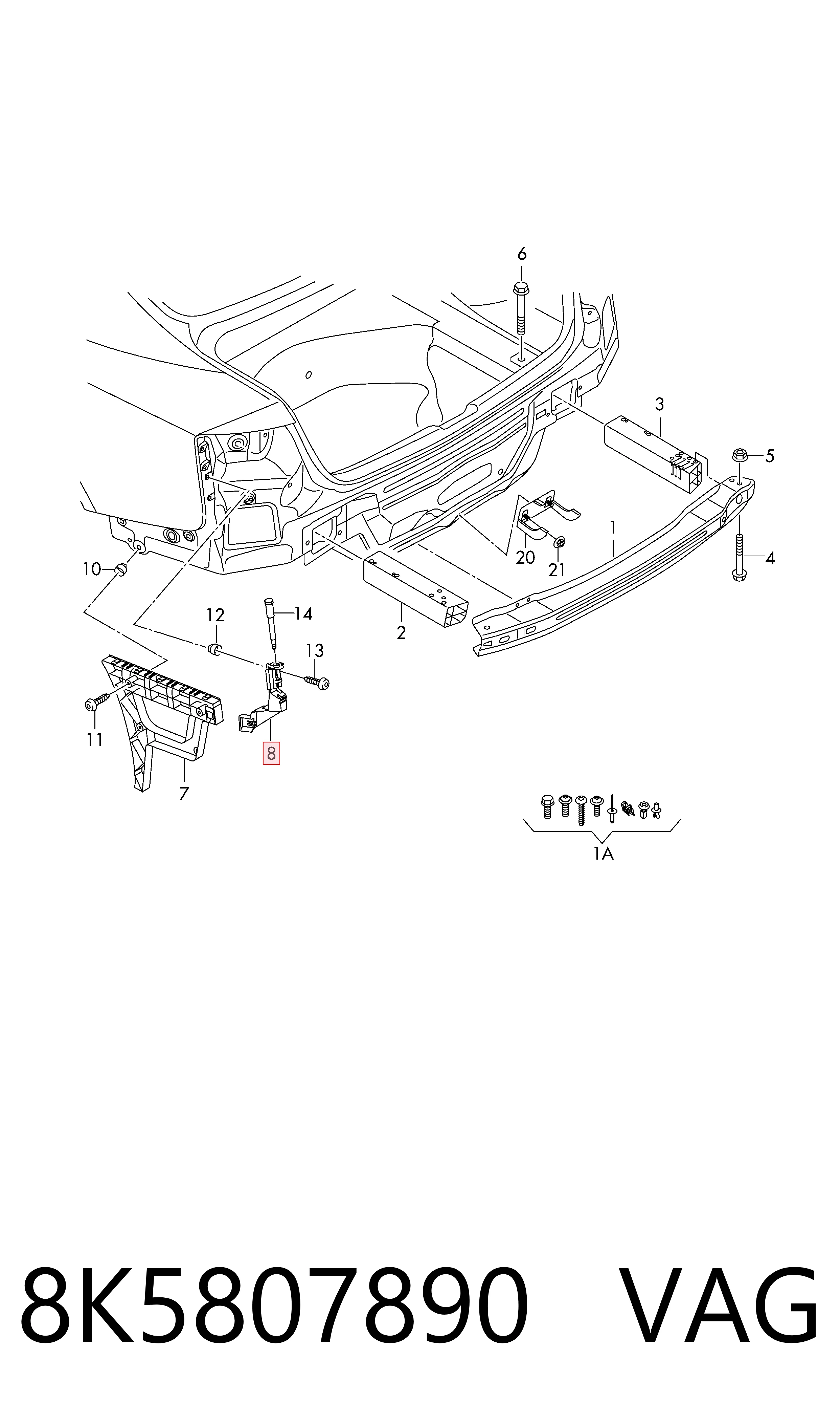 8K5807890 VAG
