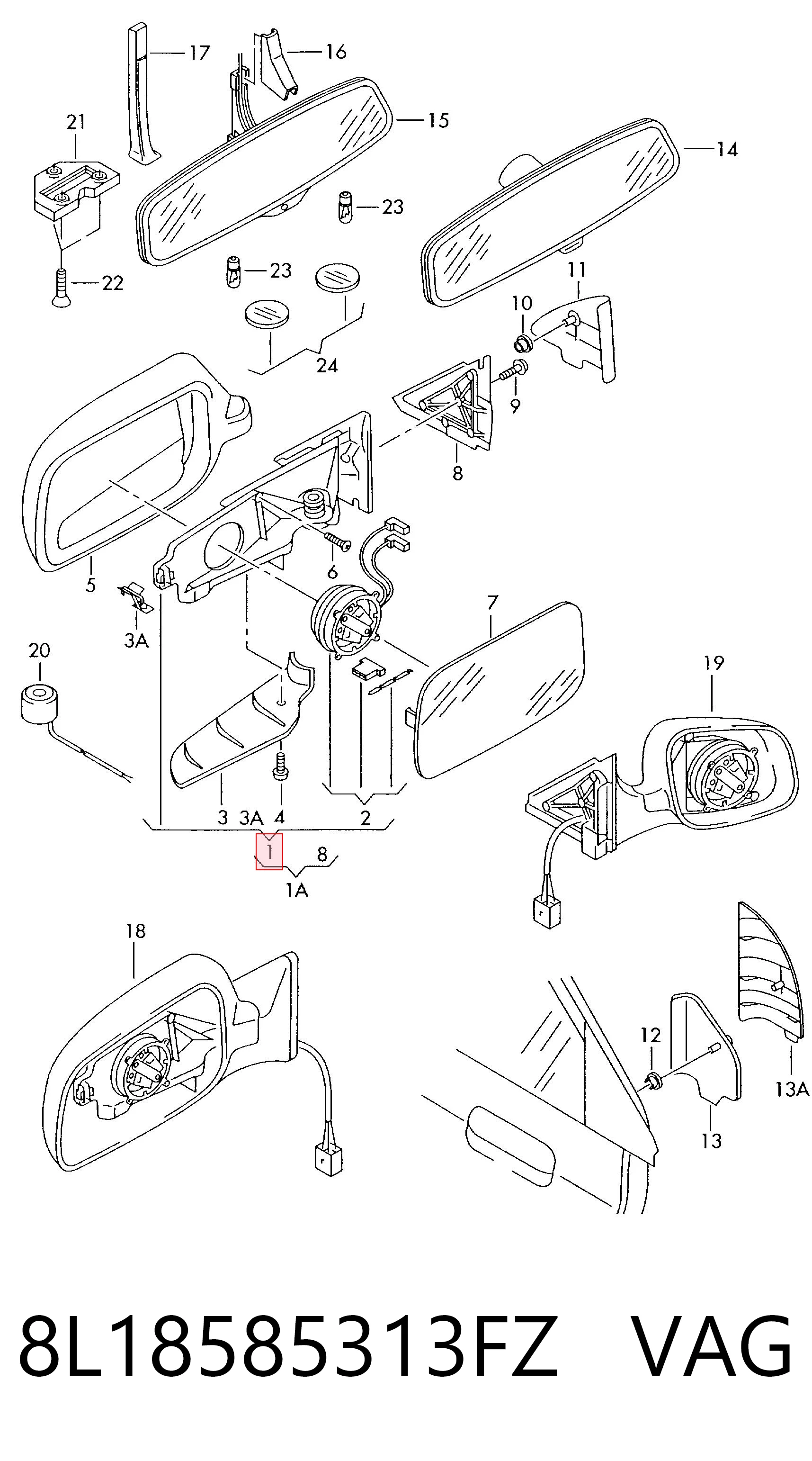 8L18585313FZ VAG