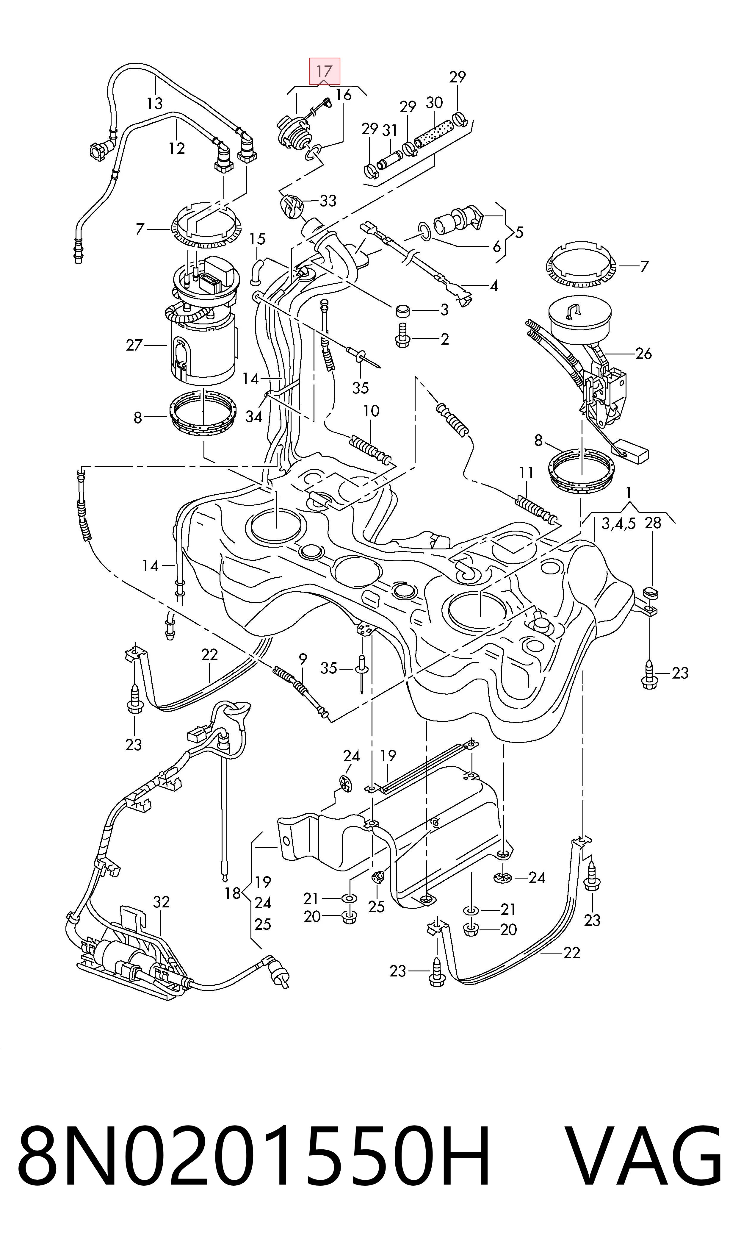8N0201550H VAG